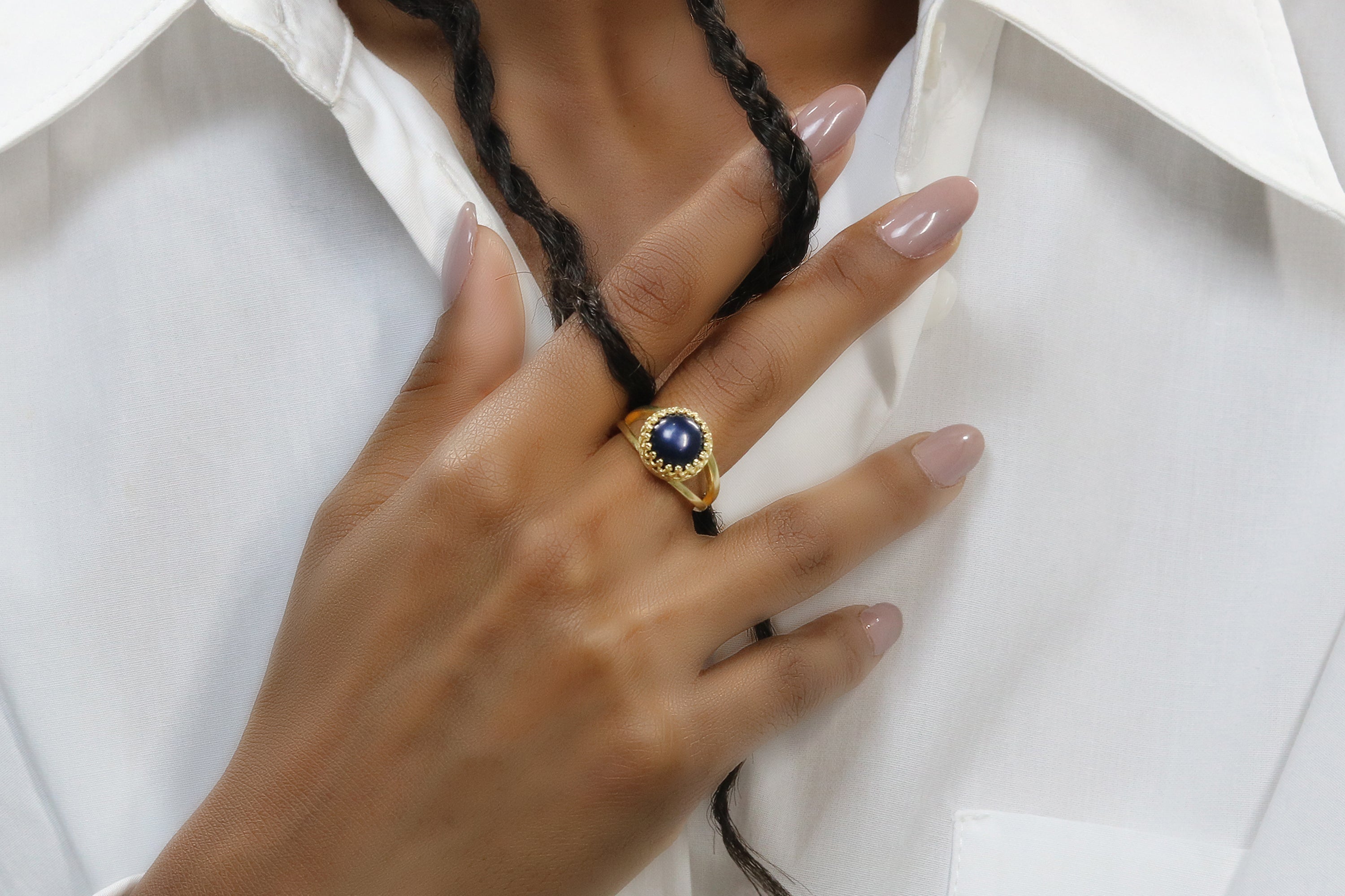 Gold Filled Black Pearl Ring Rings Anemone Jewelry