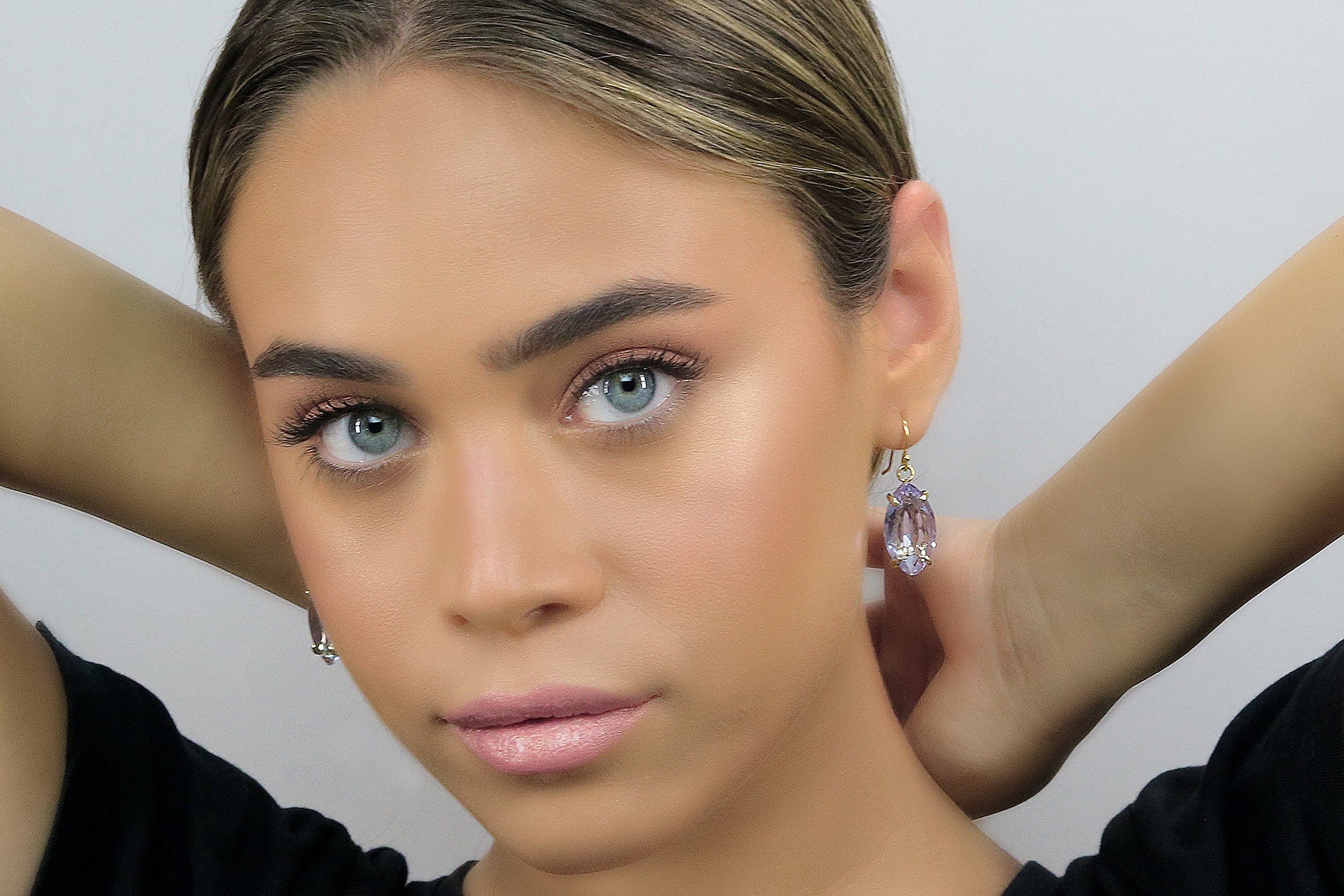 Lustrous Tanzanite Sterling Silver Earrings Earrings Anemone Jewelry