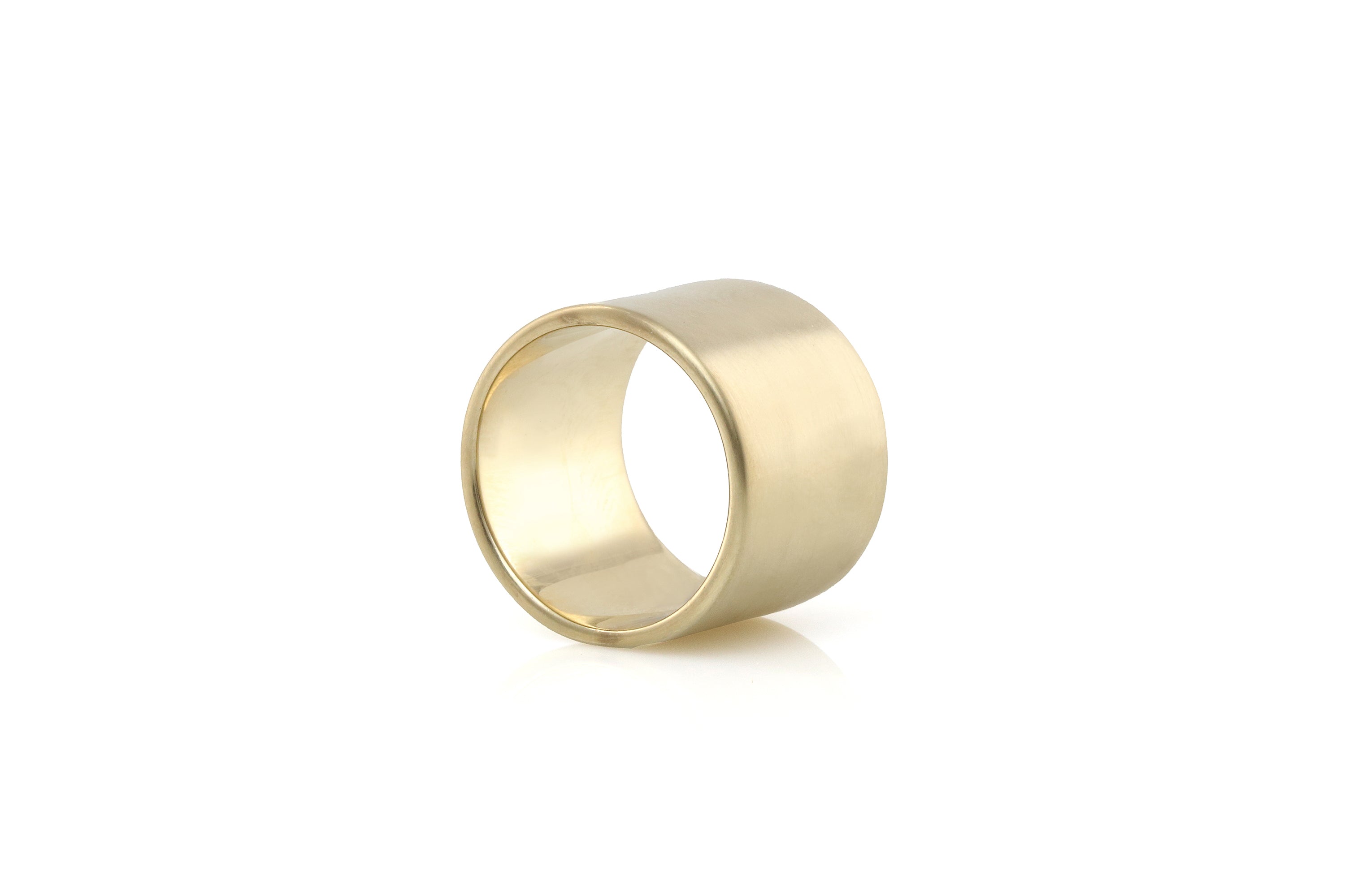Elegant Statement Gold Band Ring Rings My DNA