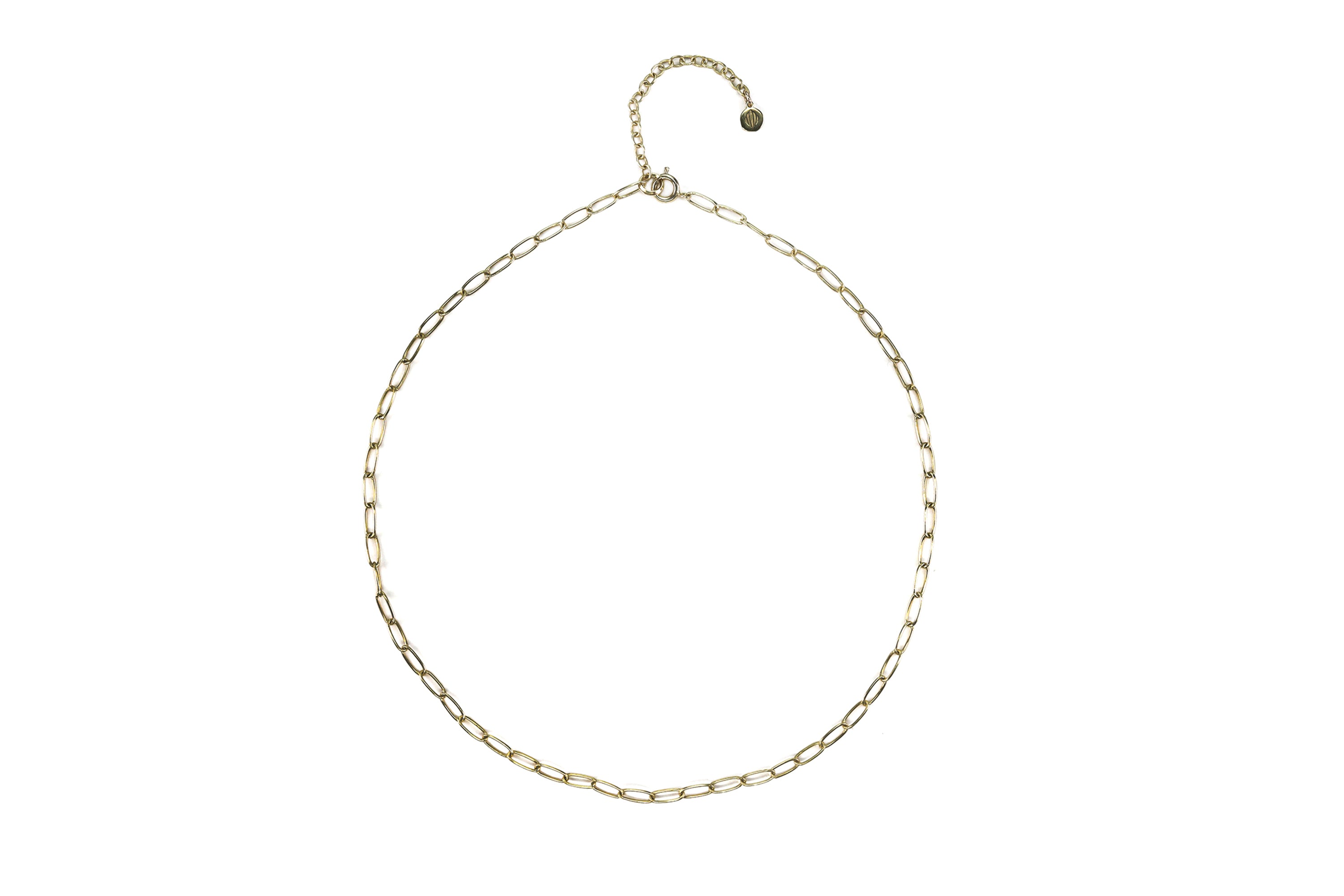 Gold Filled Oval Link Chain Necklace necklaces Anemone Jewelry