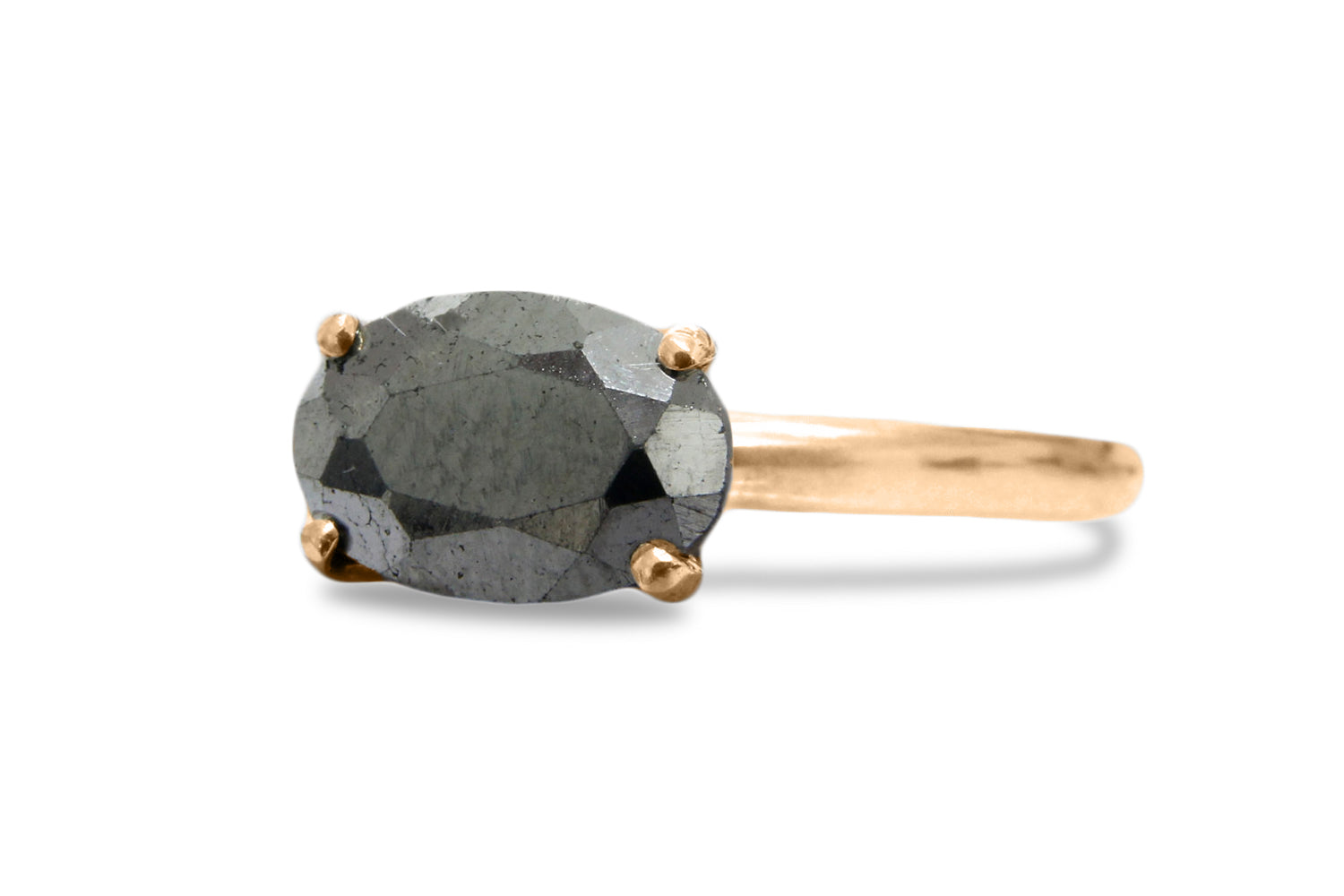 Pyrite Stone Ring - Artisan 925 Sterling Silver Rings - Gemstone Rings for Birthdays, Anniversaries, Prom and Collection Rings Anemone Unique