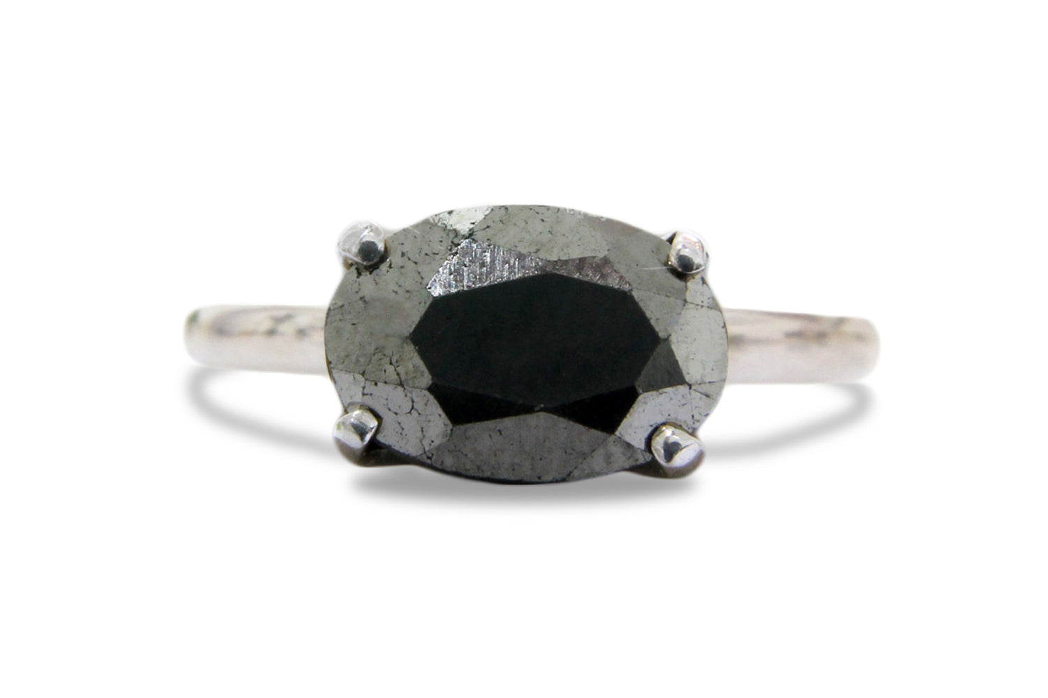 Pyrite Stone Ring - Artisan 925 Sterling Silver Rings - Gemstone Rings for Birthdays, Anniversaries, Prom and Collection Rings Anemone Unique