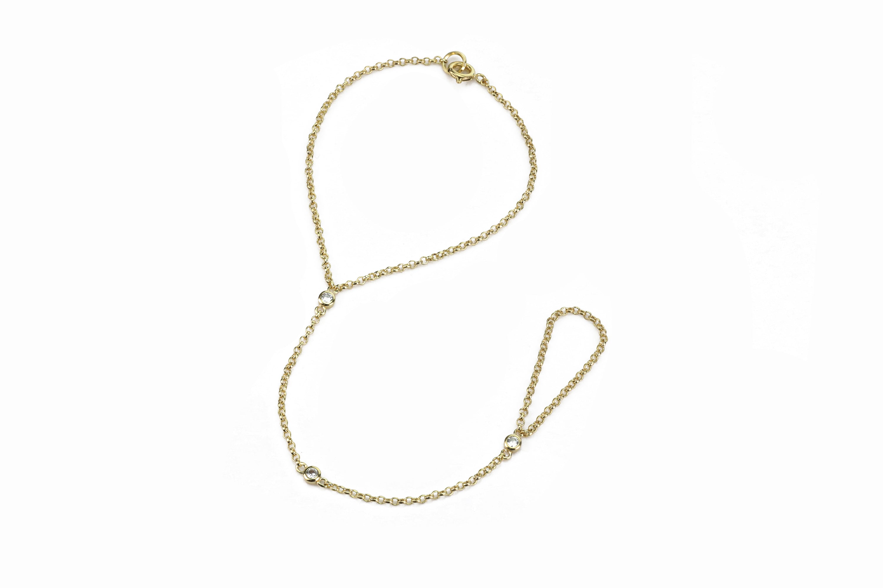 Chain Ring Boho Wedding Jewelry Bracelet Bracelets Anemone Unique