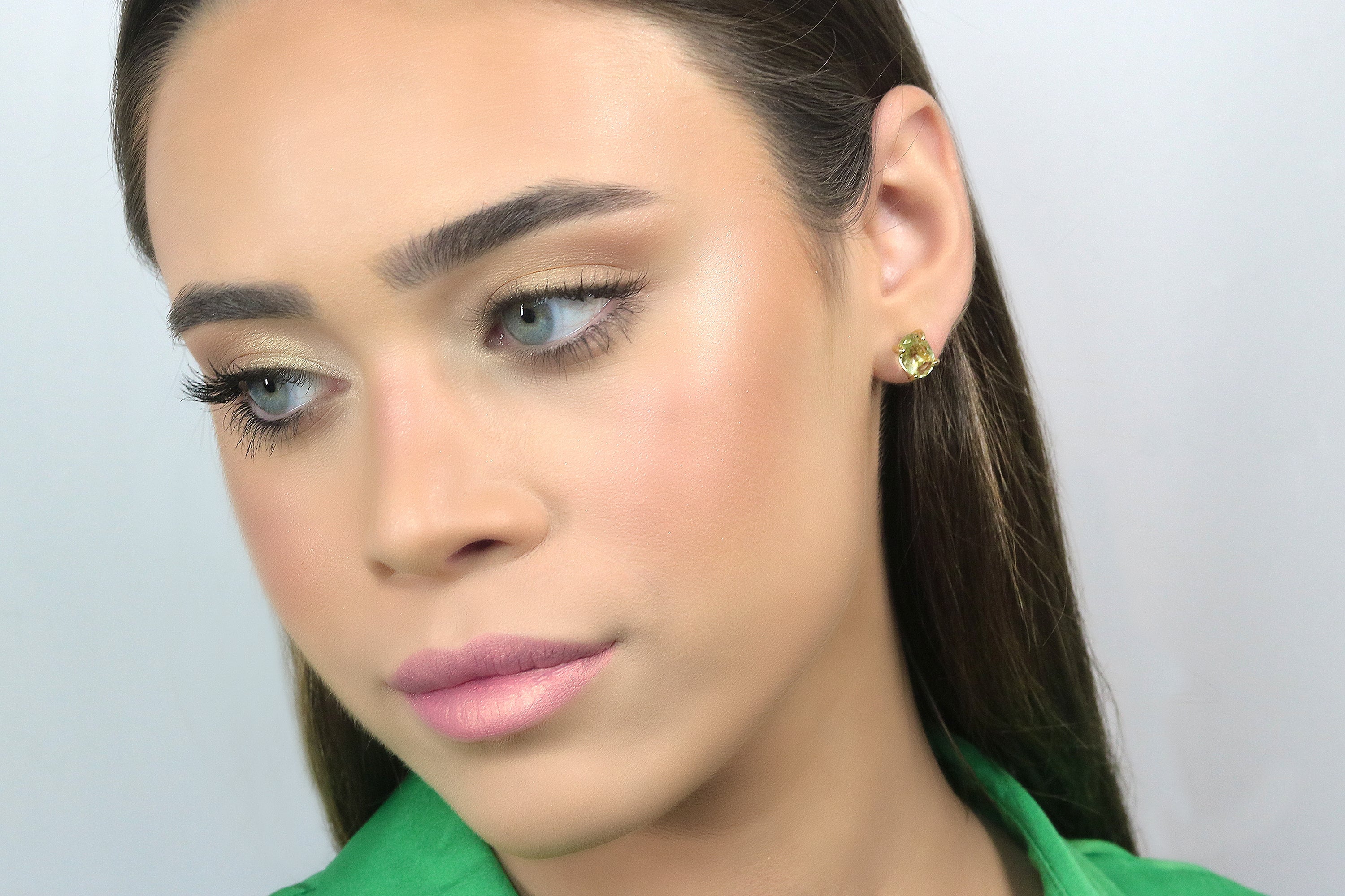 Simple Lemon Quartz Gold Filled Earrings Earrings Anemone Unique