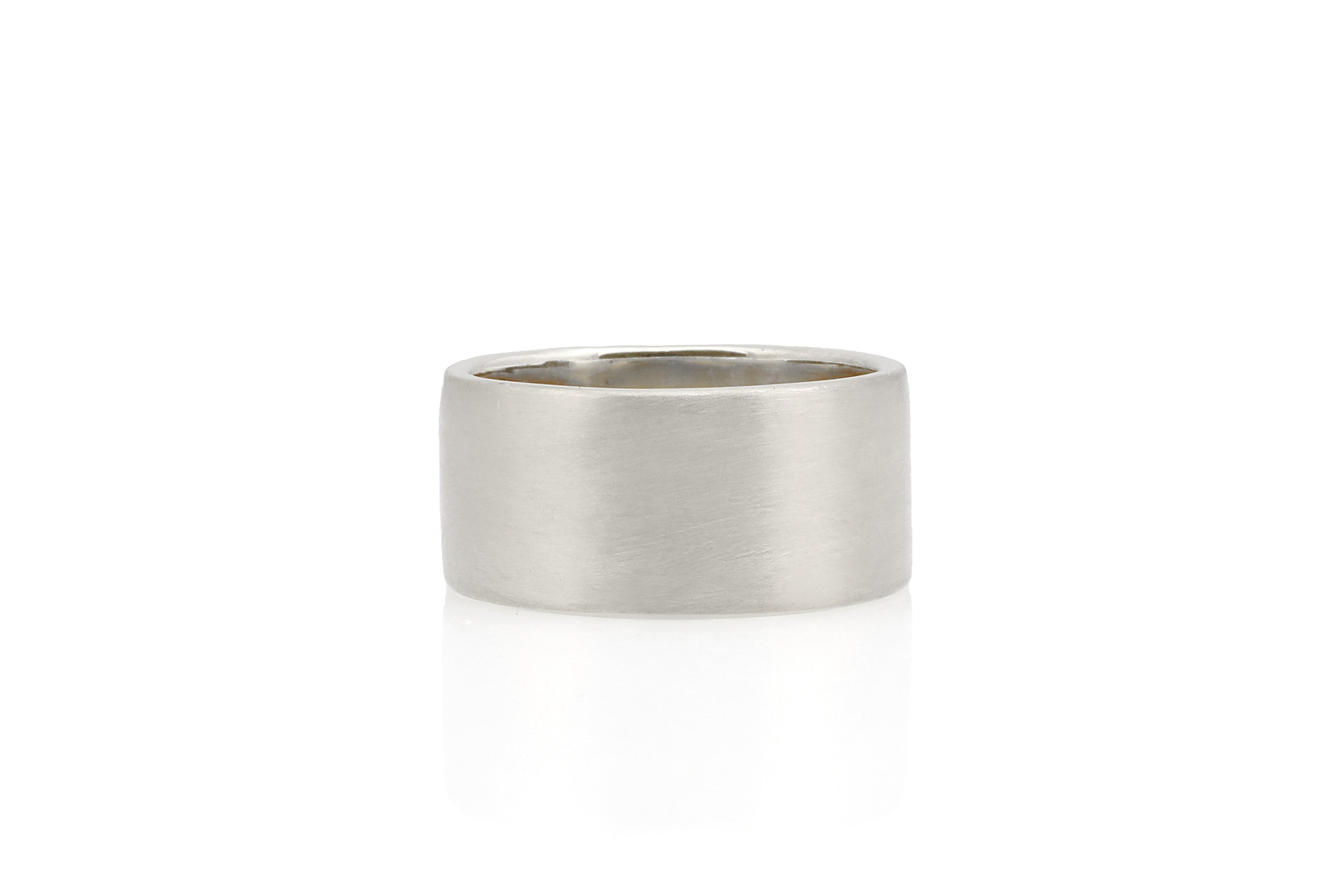 Handmade Brush Custom Gold Band Ring Rings My DNA