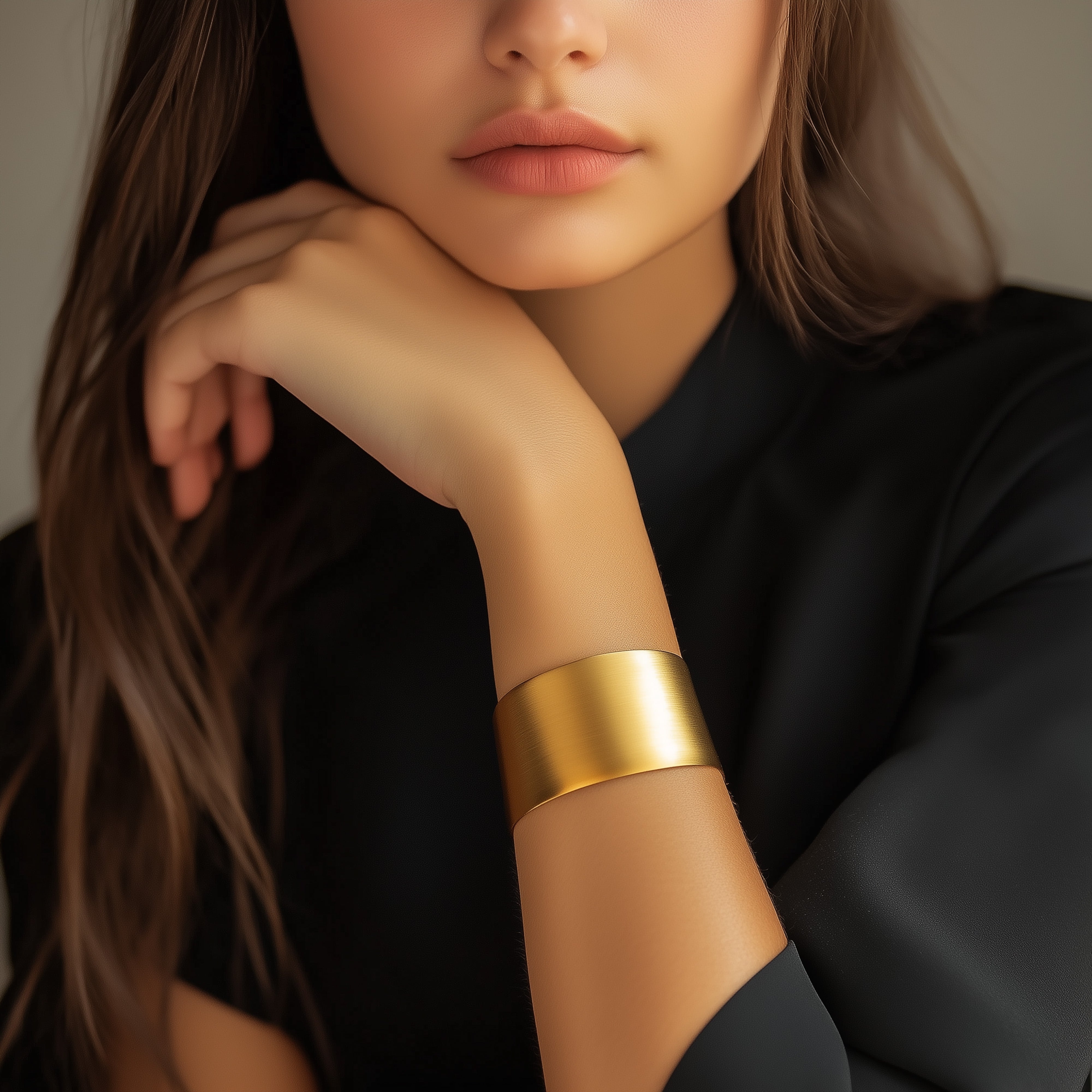 14k Gold Open Cuff Bracelet Bracelets Anemone Jewelry