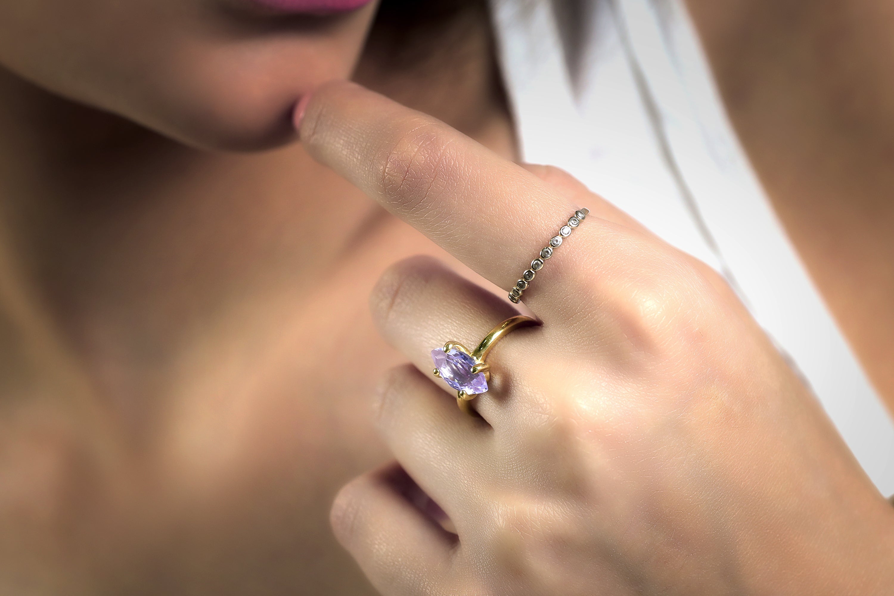 Tanzanite Marquise 14k Gold Ring Rings Anemone Unique
