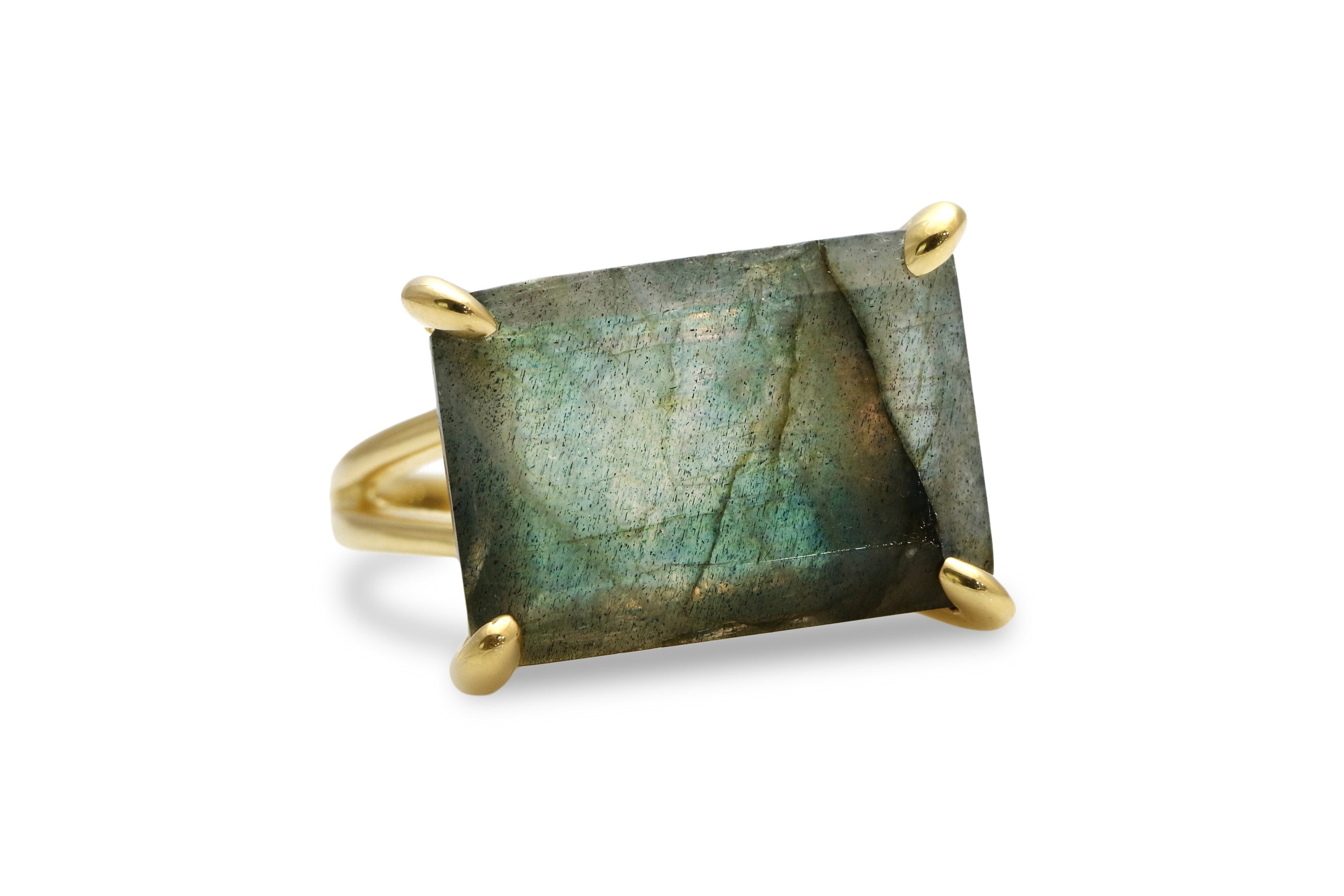 14k Gold Filled Labradorite Ring Rings Anemone Jewelry