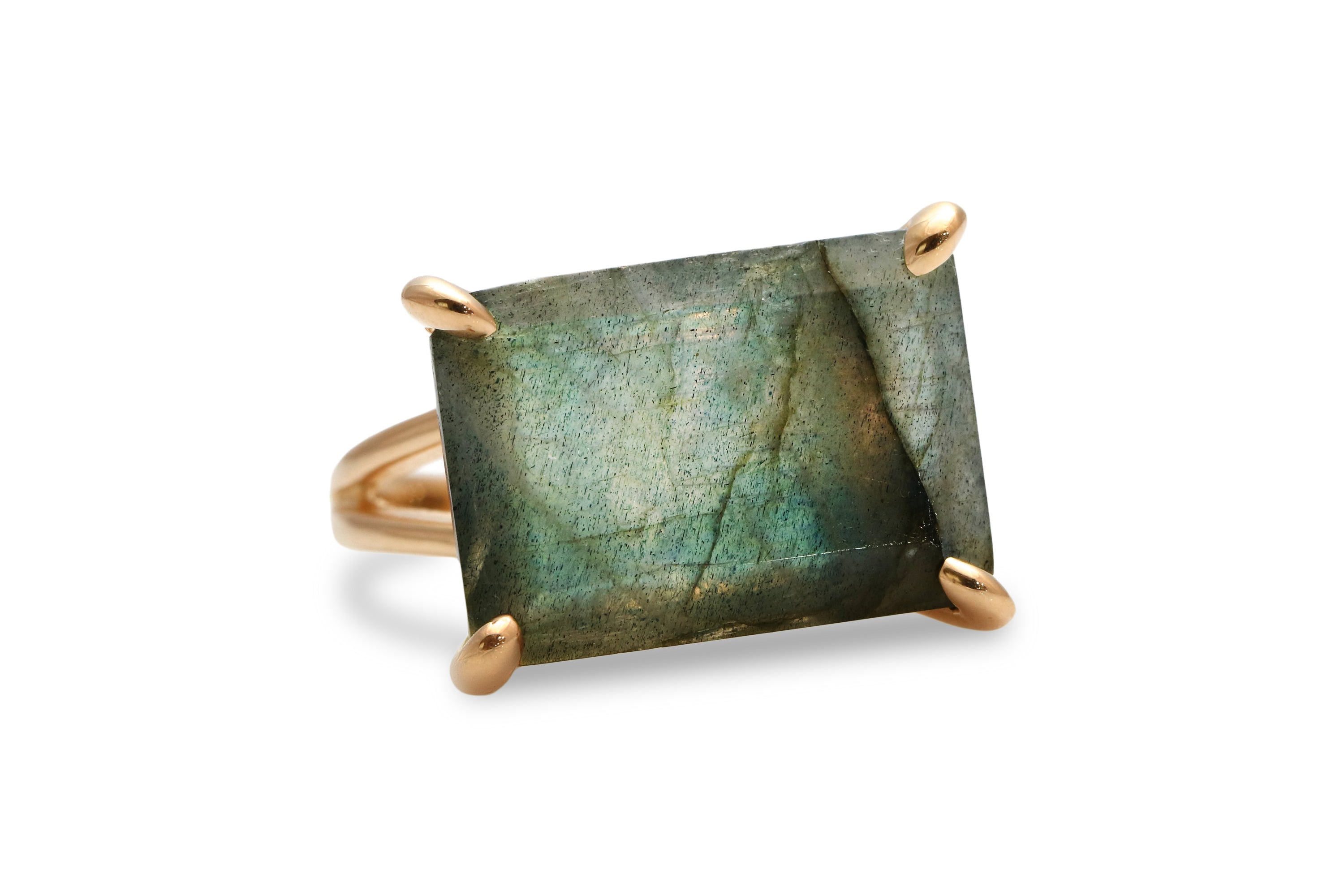 14k Gold Filled Labradorite Ring Rings Anemone Jewelry