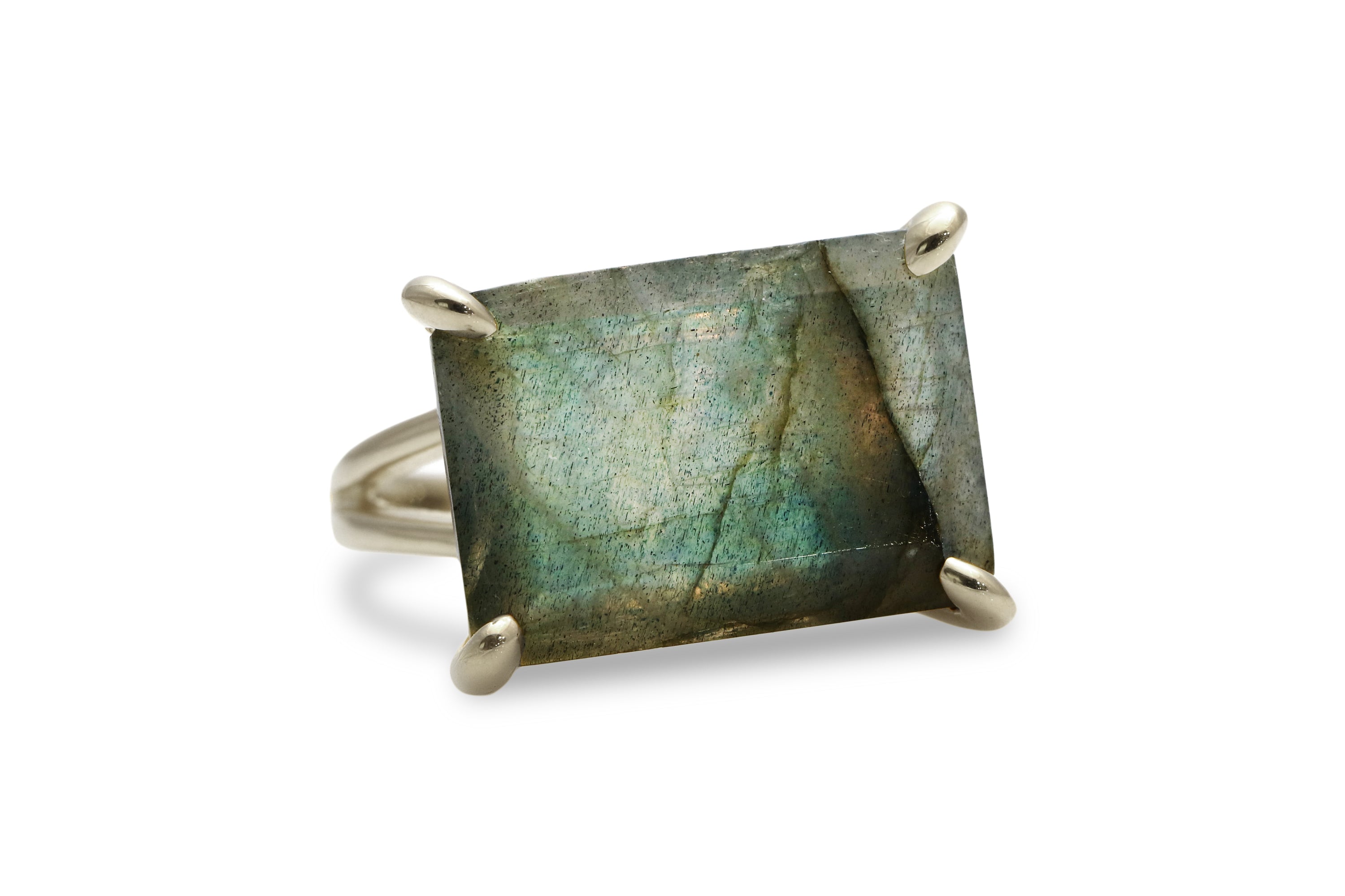 14k Gold Filled Labradorite Ring Rings Anemone Jewelry