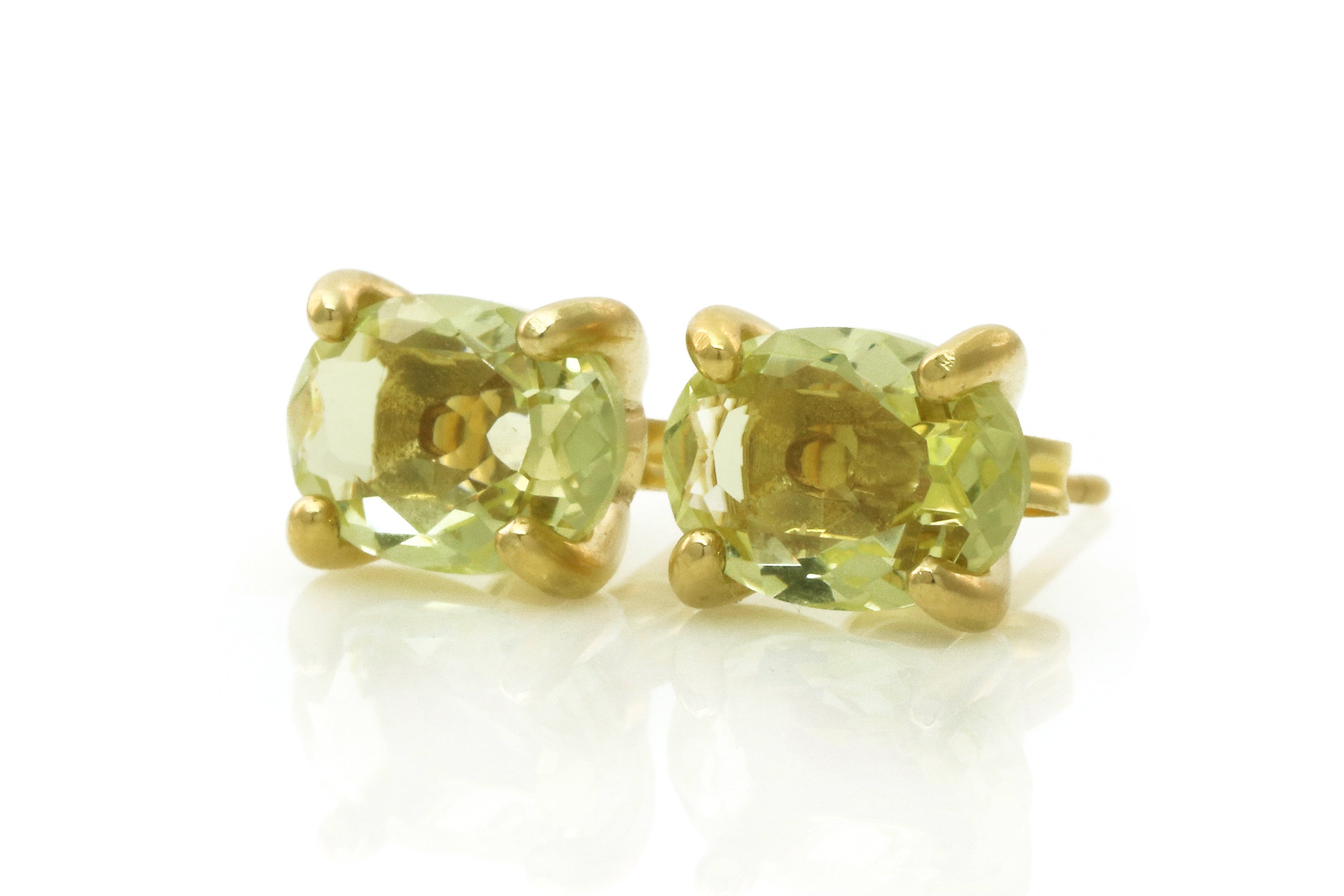 Simple Lemon Quartz Gold Filled Earrings Earrings Anemone Unique