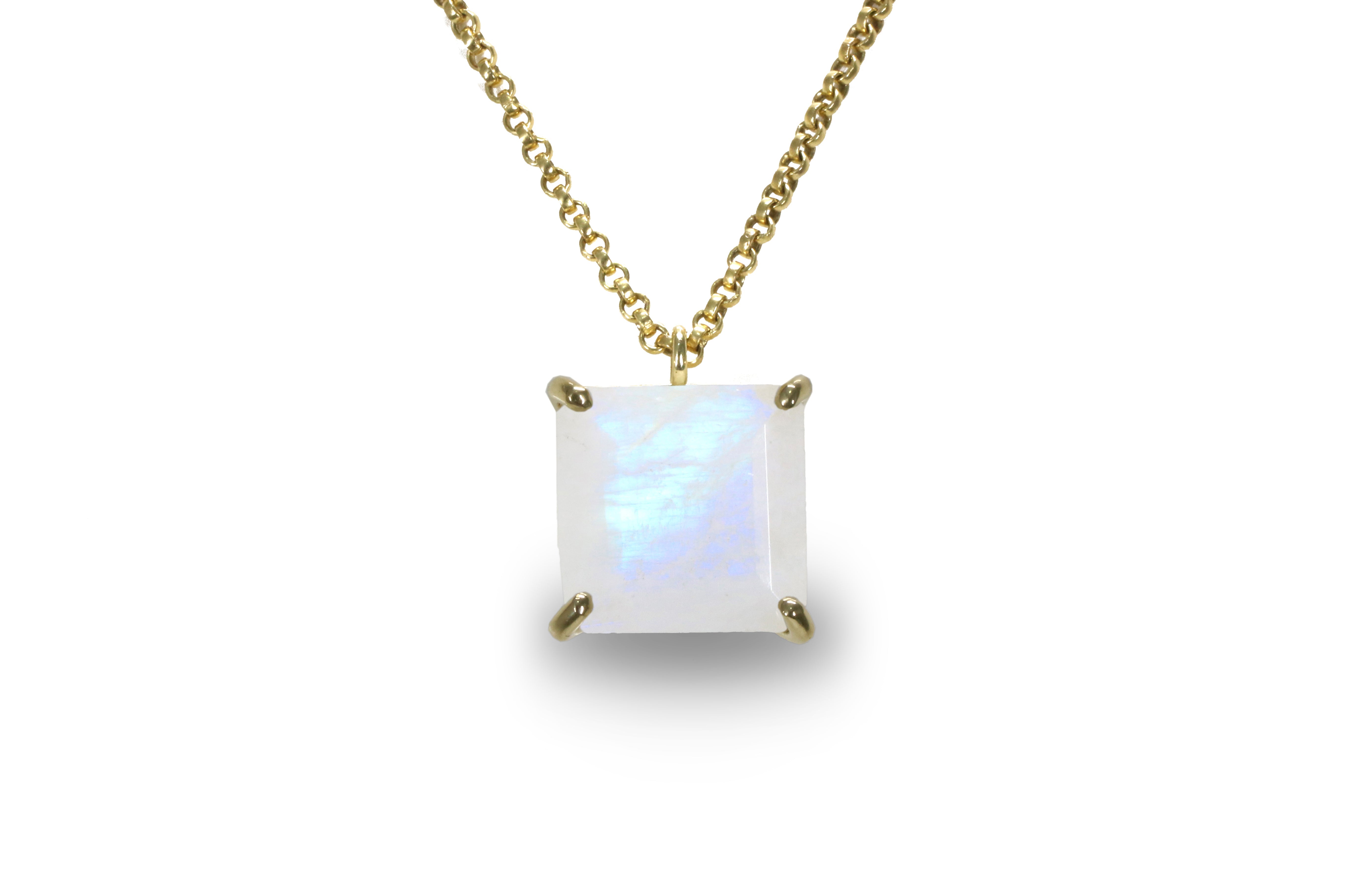 Alluring Moonstone Necklace Jewelry in 14k Gold Filled necklaces Anemone Jewelry