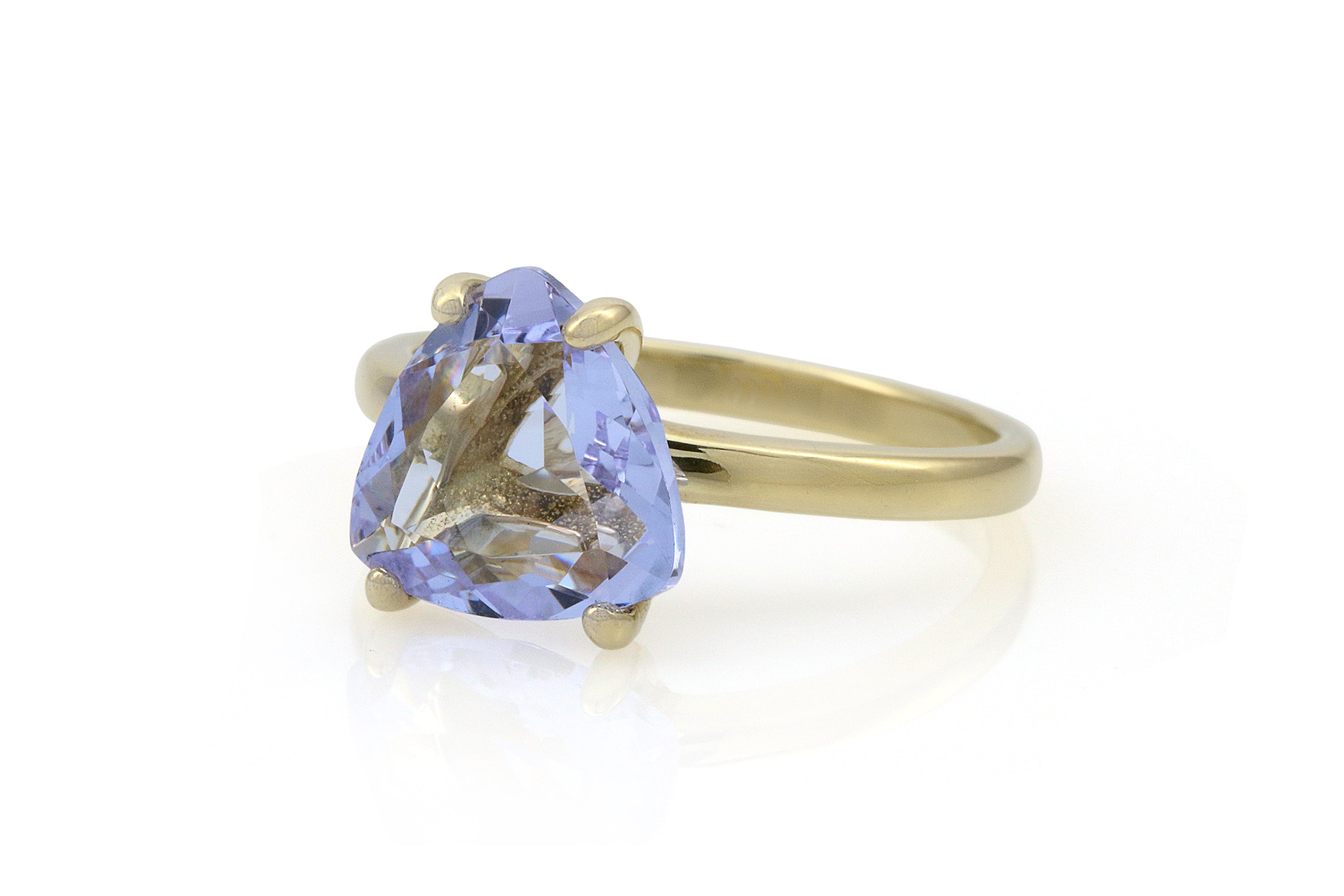 Lustrous Tanzanite Gold Filled Ring Rings Anemone Unique