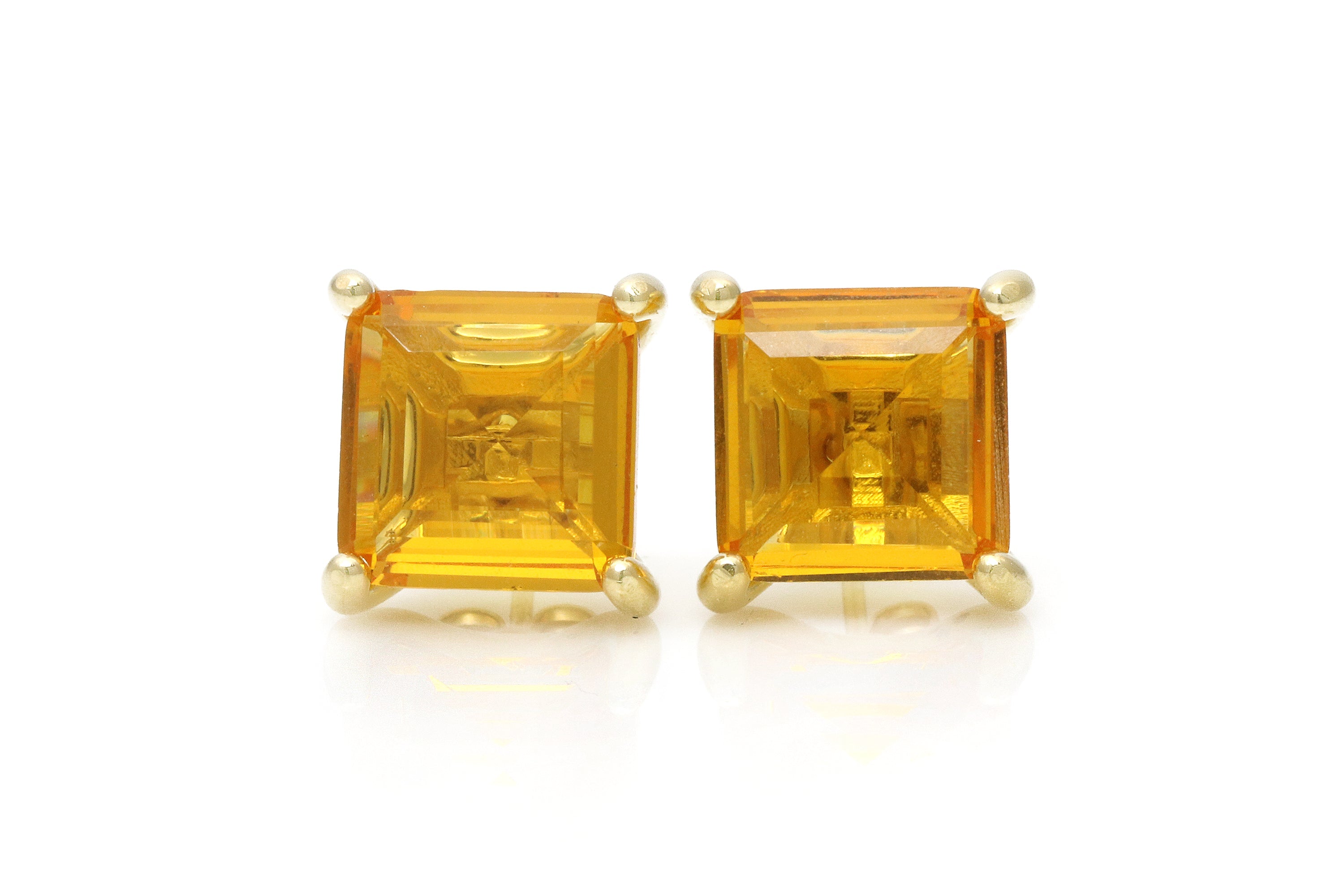 Brilliant Gold Filled Citrine Earrings Earrings Anemone Unique