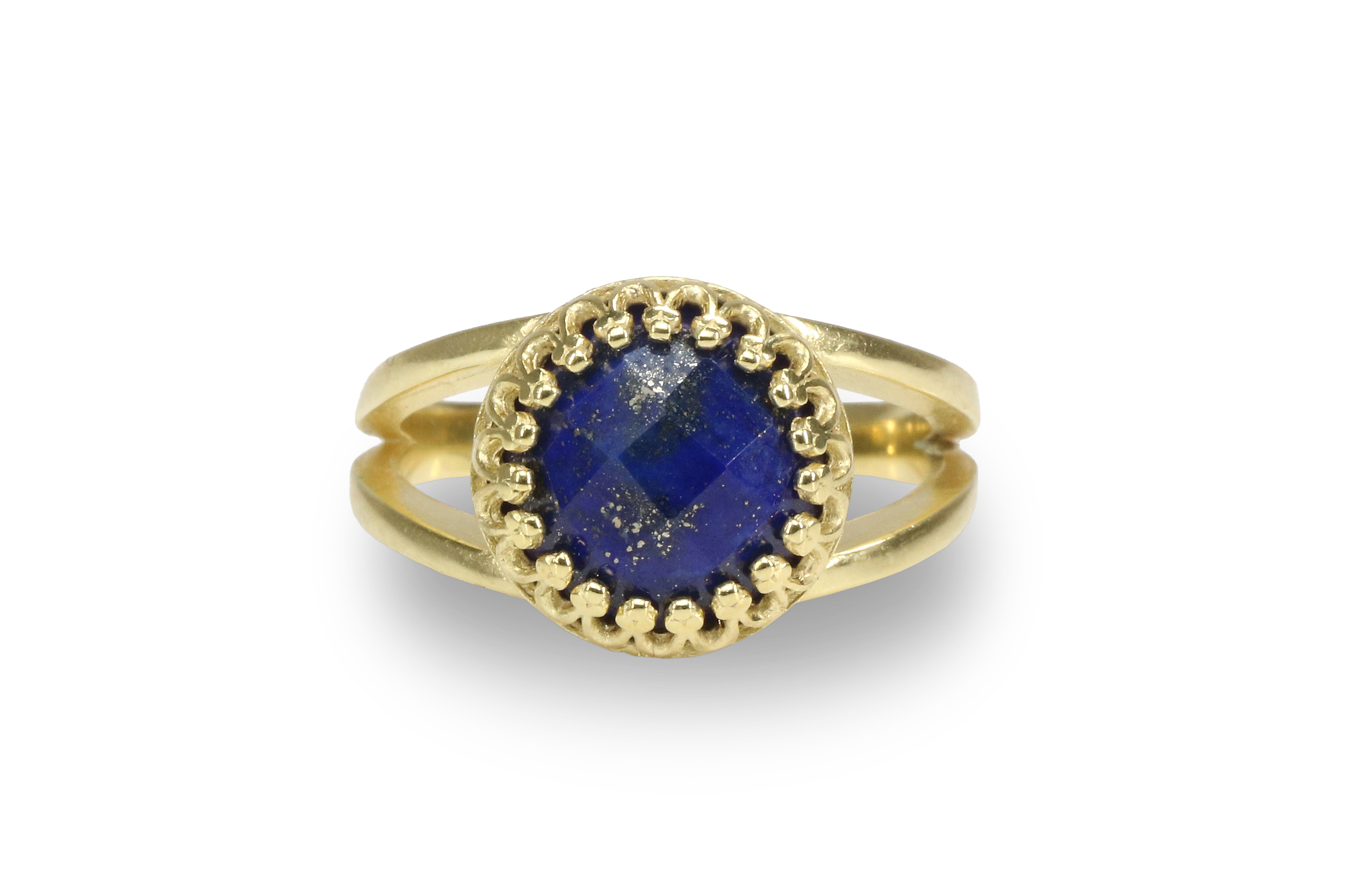 Flattering Lapis Lazuli Gold Filled Ring Rings Anemone Jewelry