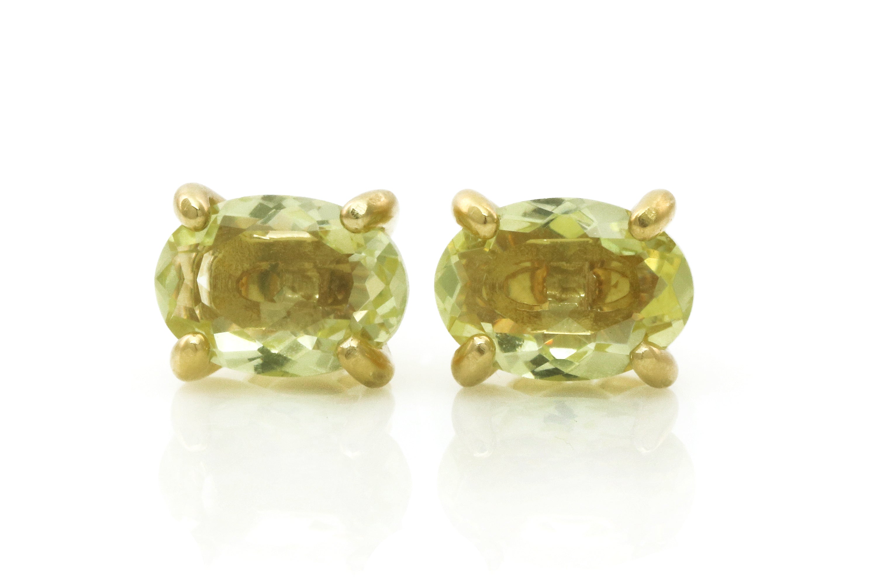 Simple Lemon Quartz Gold Filled Earrings Earrings Anemone Unique