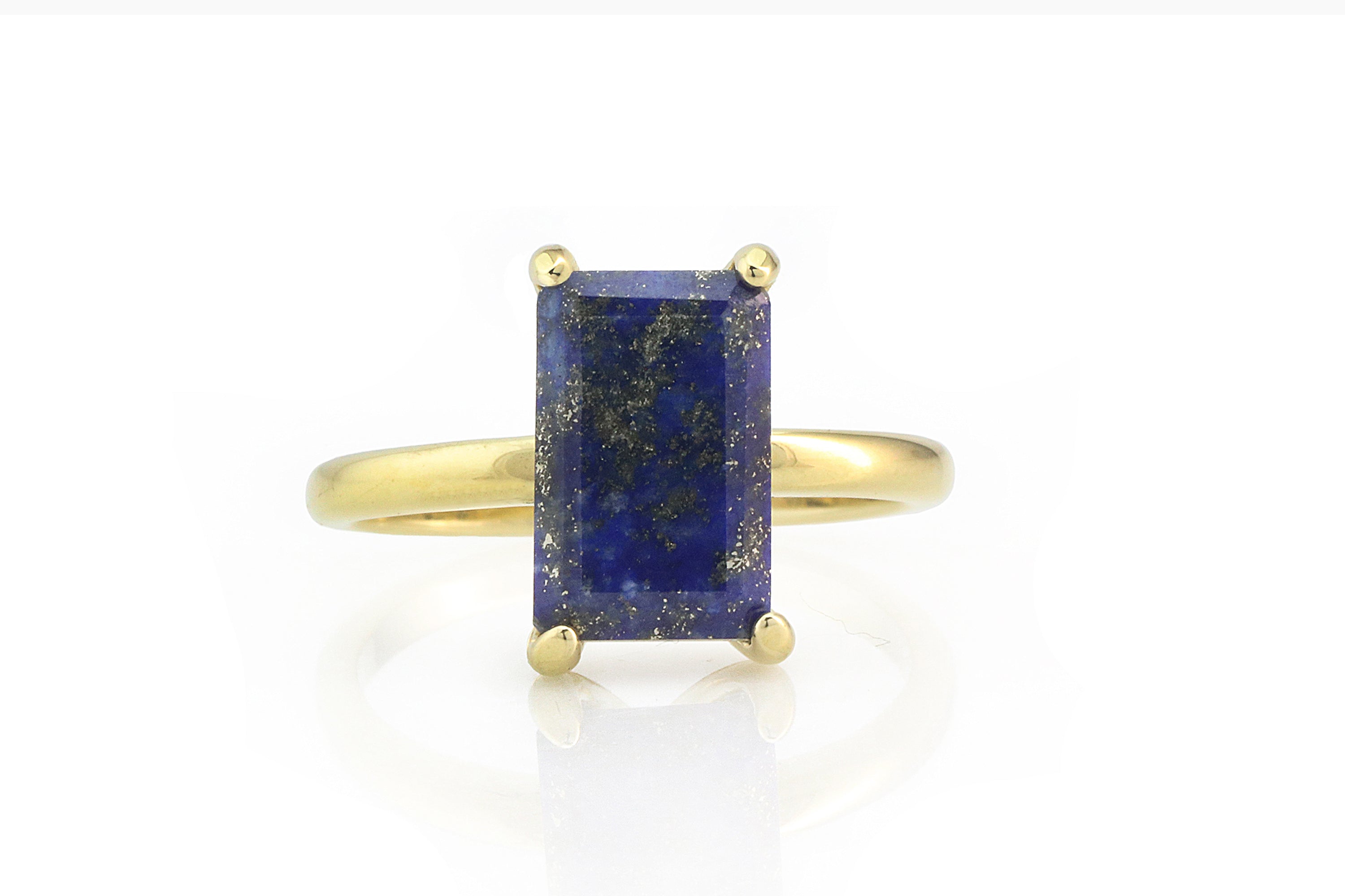 14k Gold Filled Lapis Lazuli Ring Rings Anemone Unique