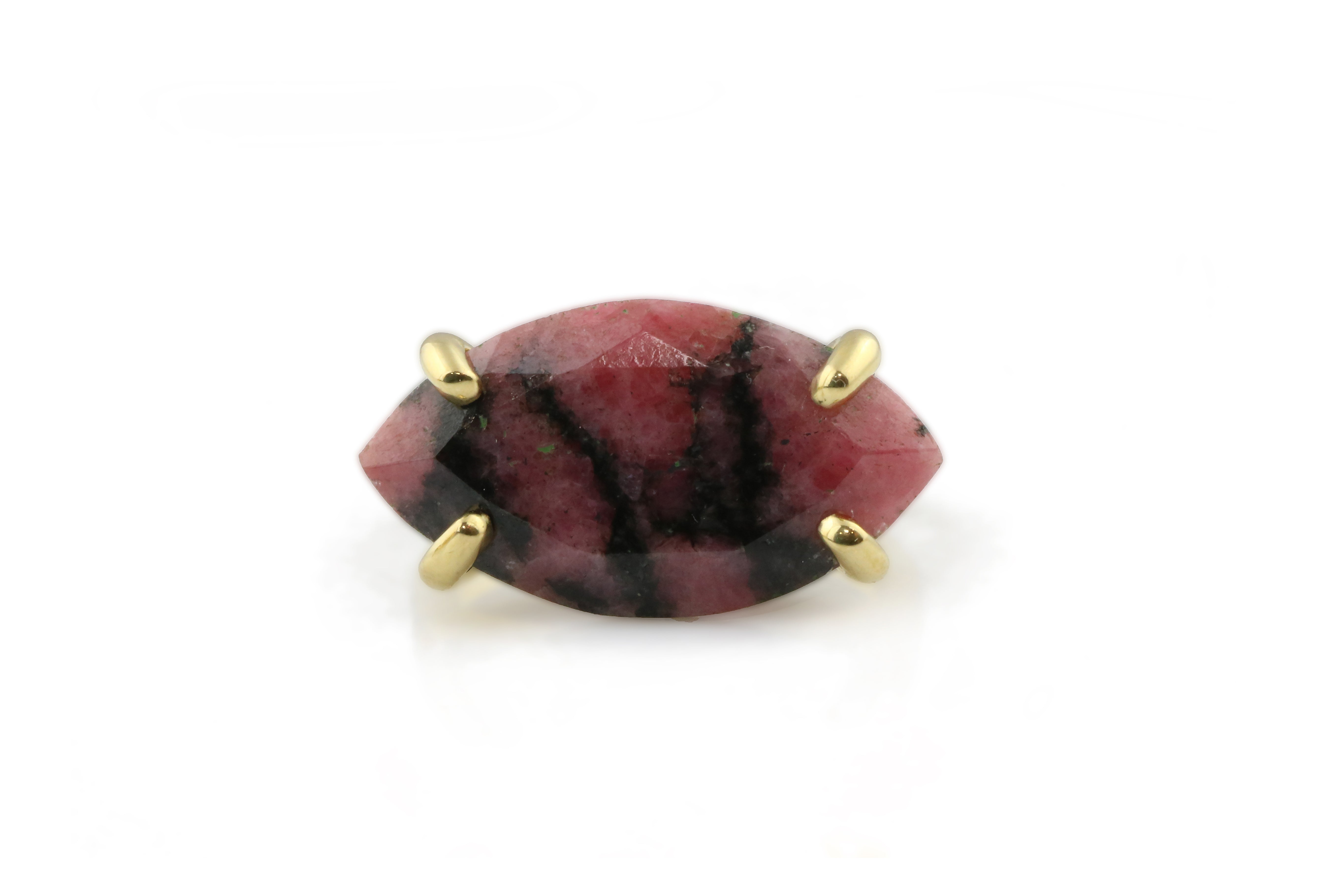 Rhodonite Stone Ring in 14k Gold Filled Rings Anemone Jewelry