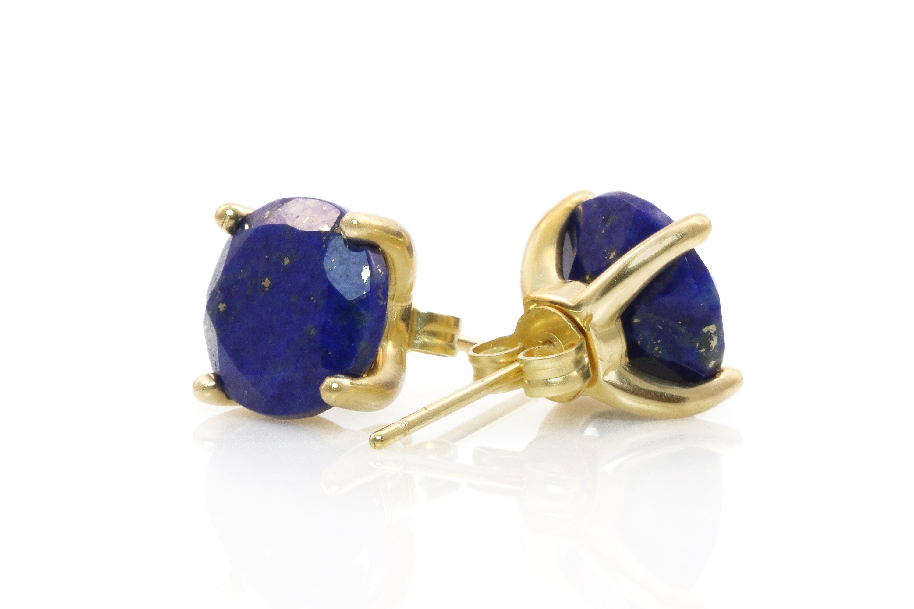 Sparkly Lapis Lazuli Gold Filled Earrings Earrings Anemone Unique