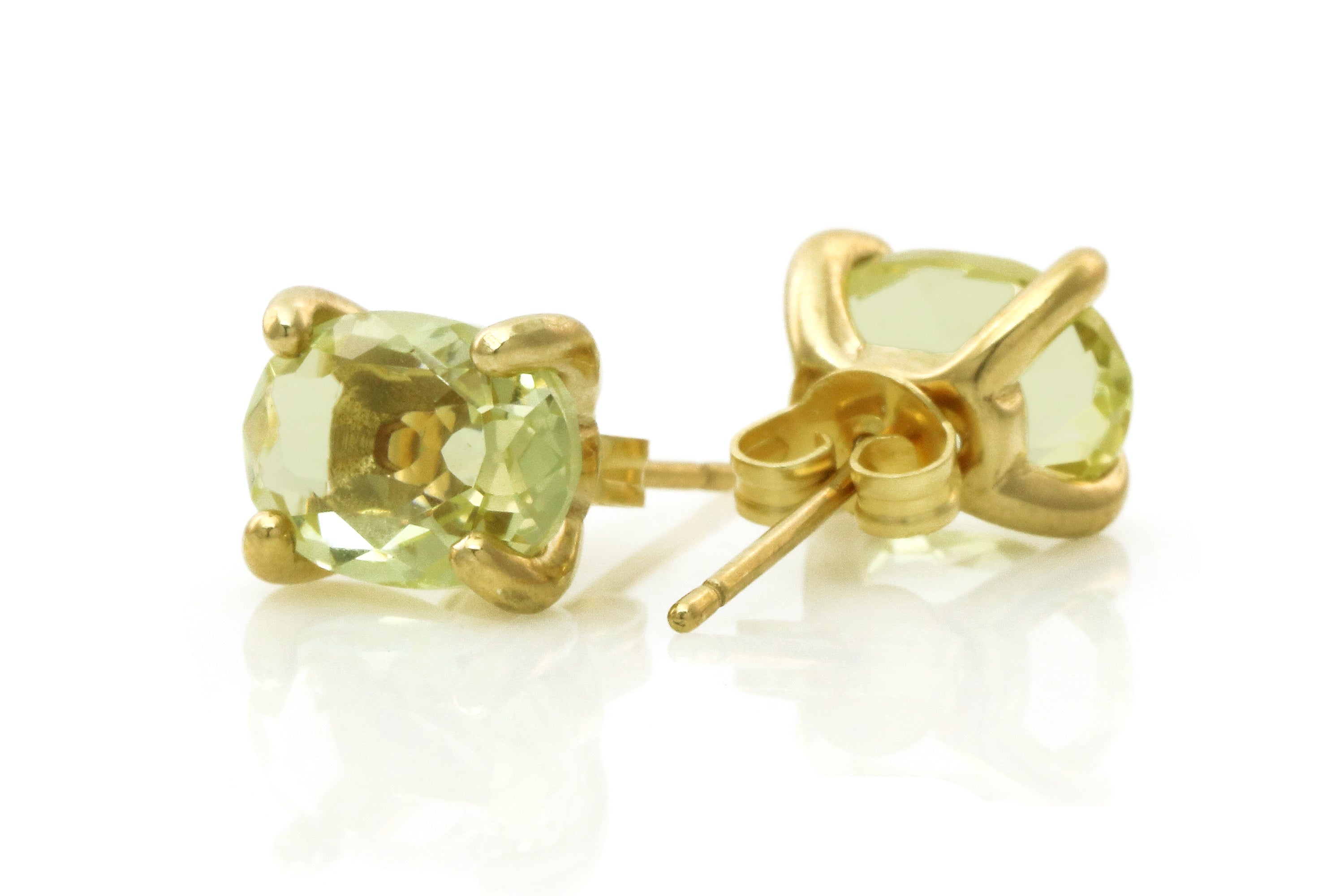 Simple Lemon Quartz Gold Filled Earrings Earrings Anemone Unique