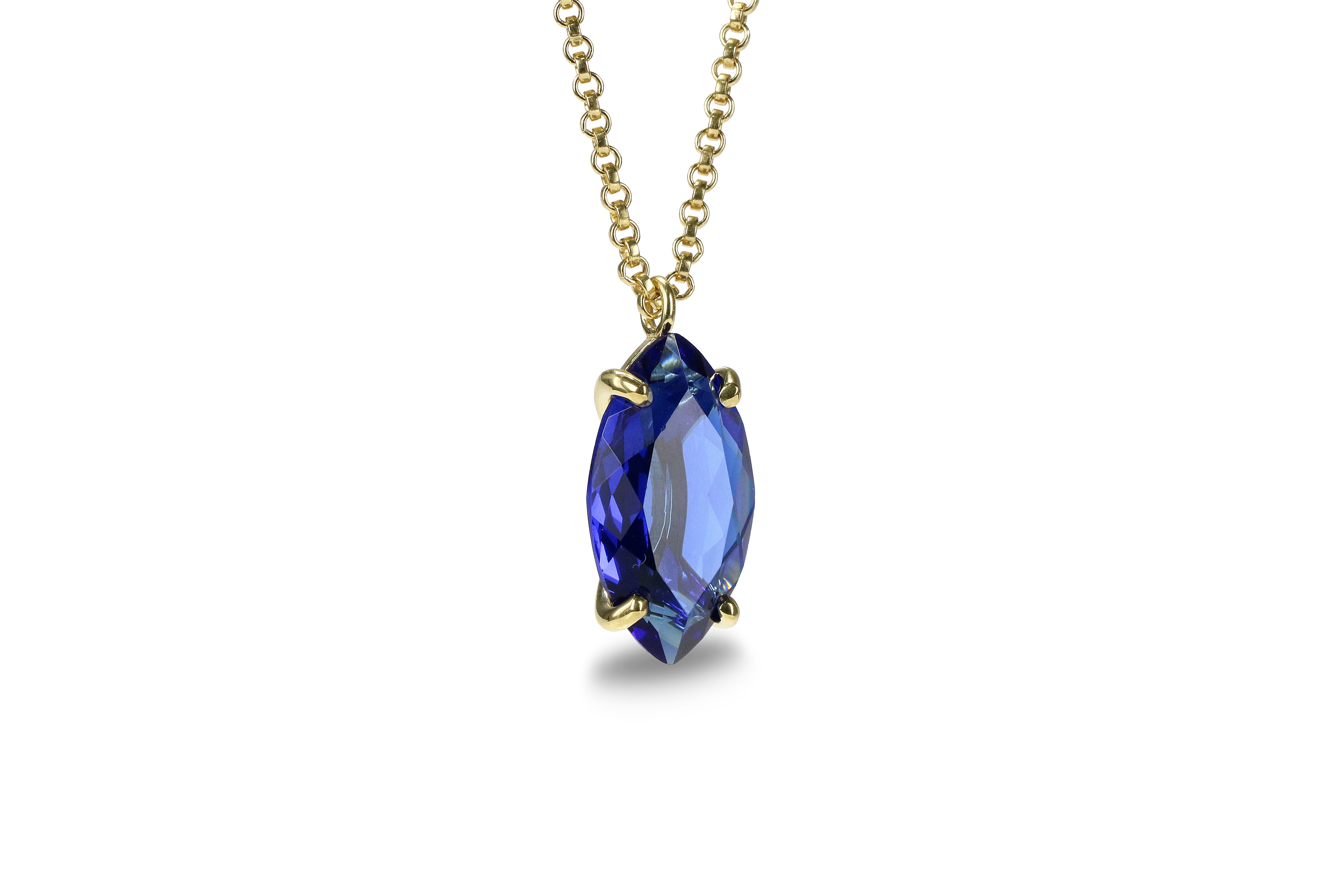 Brilliant Sapphire Necklace for Women necklaces Anemone Jewelry