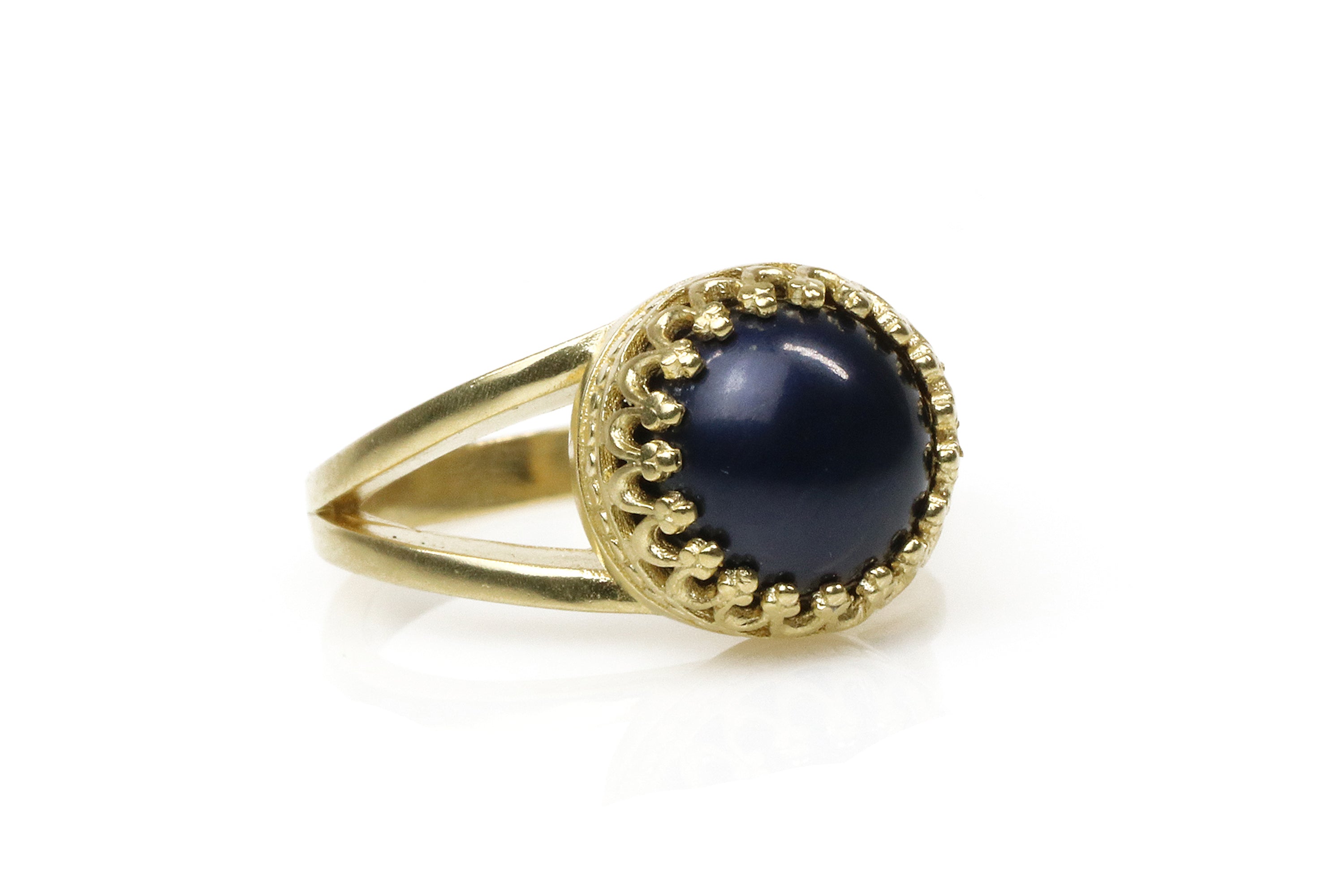 Gold Filled Black Pearl Ring Rings Anemone Jewelry