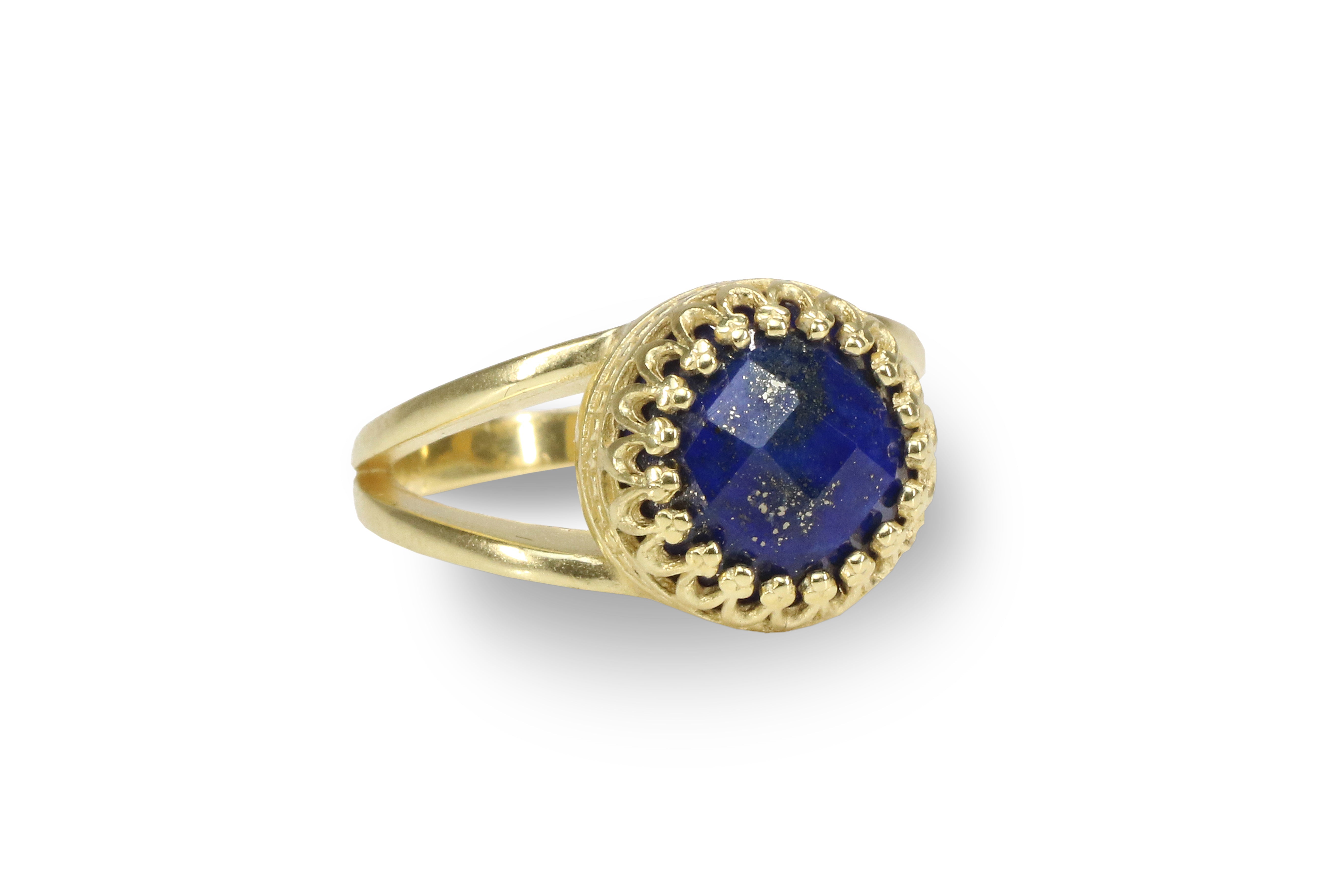 Flattering Lapis Lazuli Gold Filled Ring Rings Anemone Jewelry