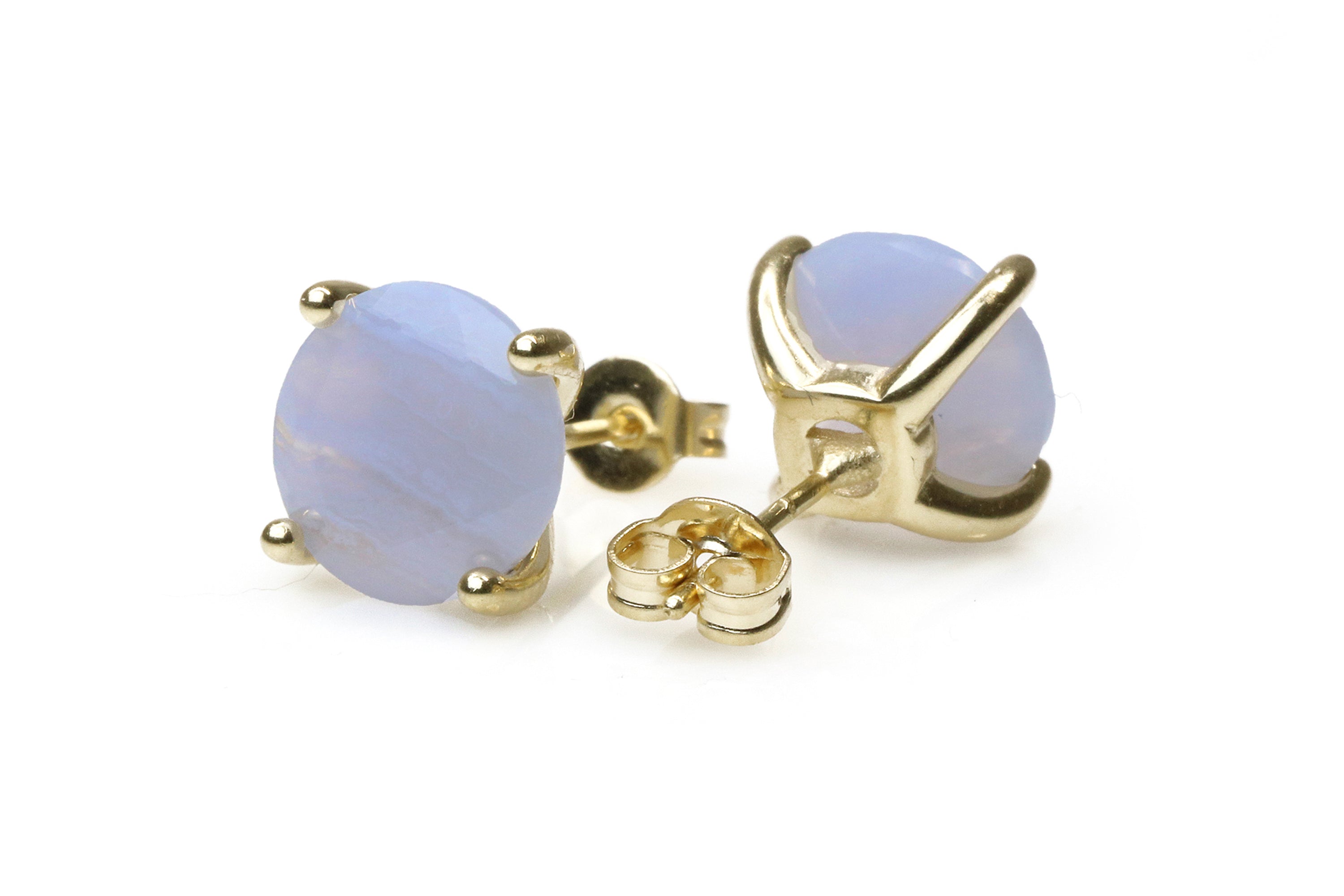 Charming Lace Agate Sterling Silver Earrings Earrings Anemone Unique