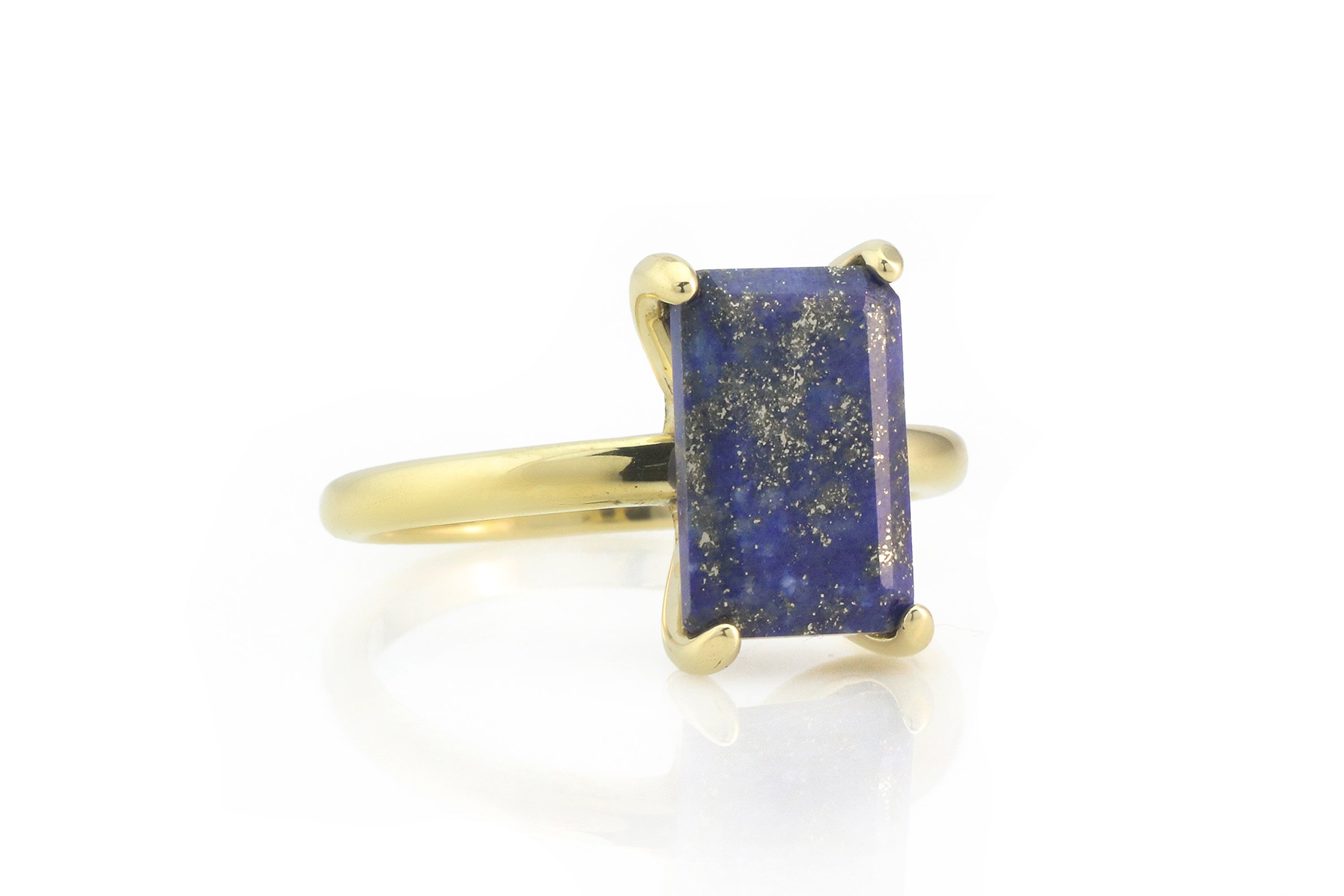 Rose Gold Lapis Lazuli Ring Rings Anemone Unique