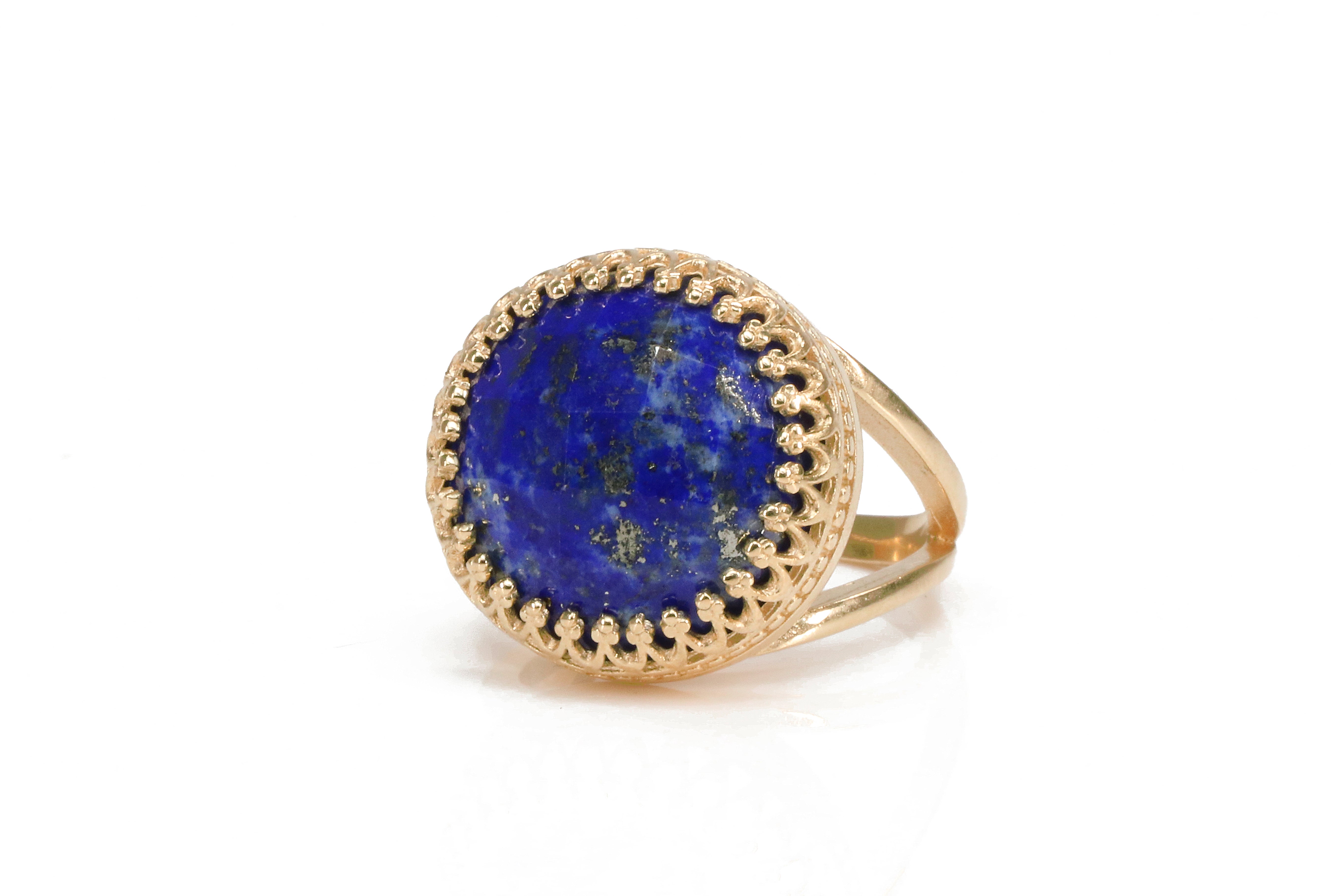 925 Sterling Silver Lapis Lazuli Ring Rings Anemone Jewelry