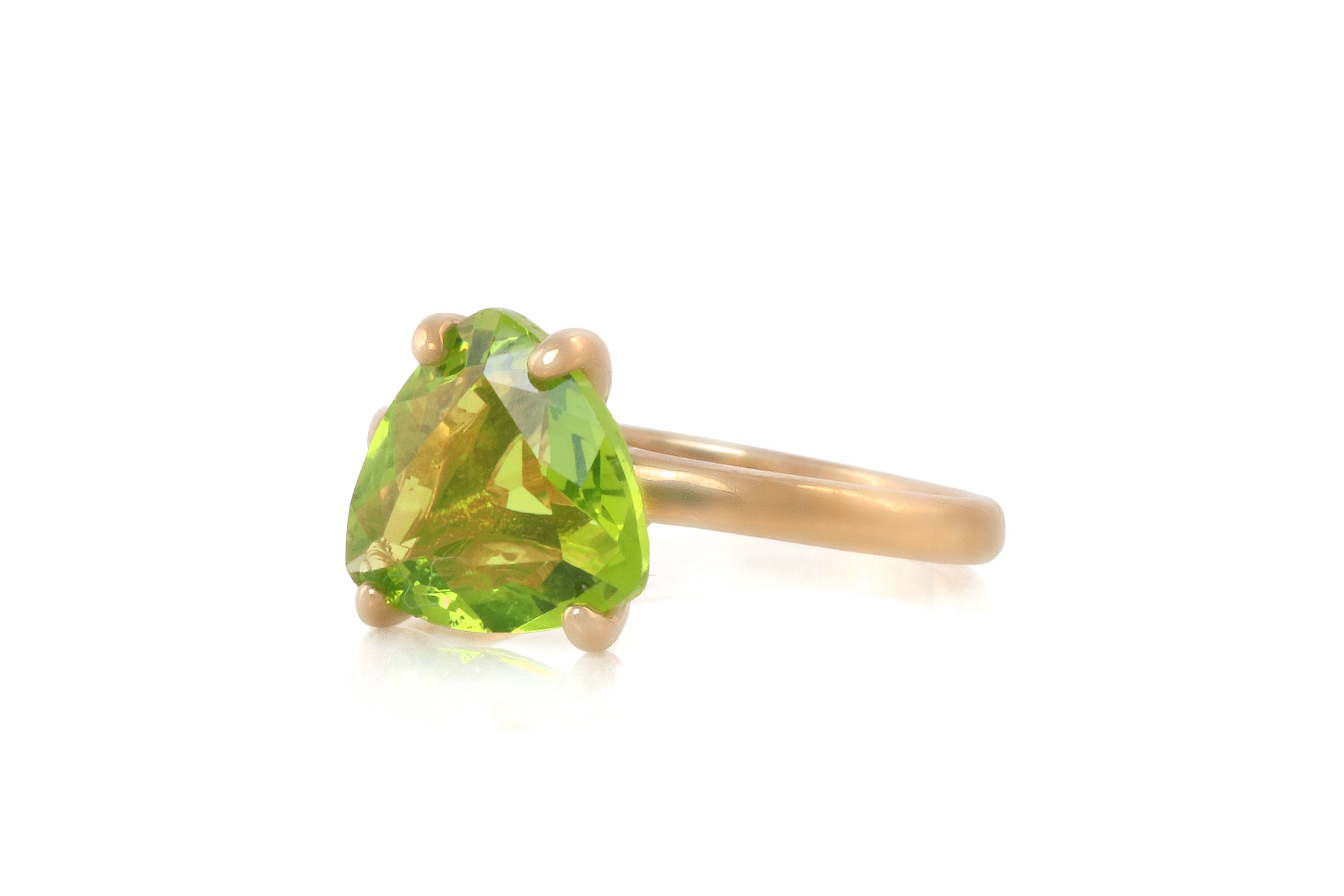 Peridot Ring for Women in Sterling Silver Rings Anemone Unique