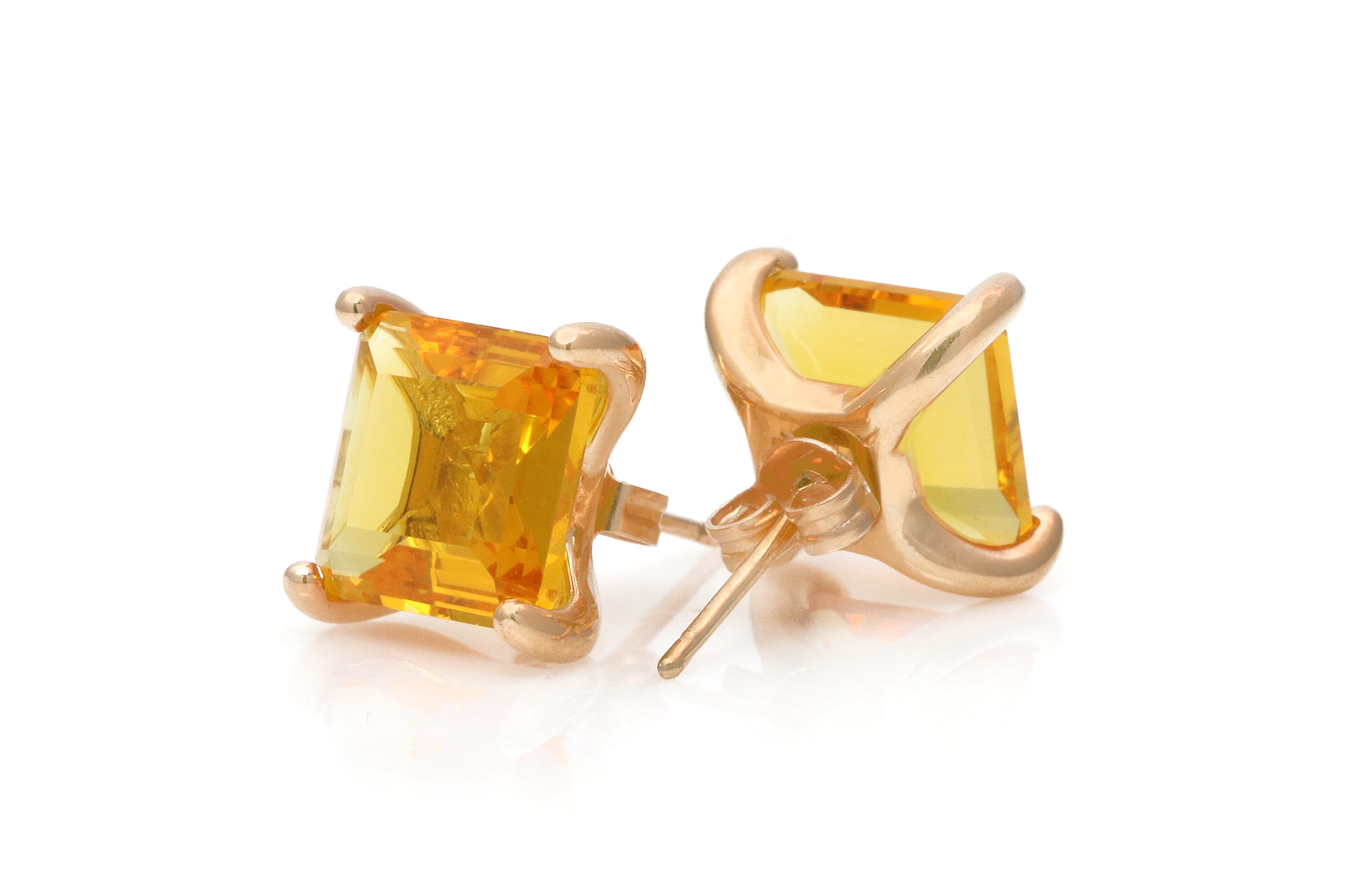 Brilliant Gold Filled Citrine Earrings Earrings Anemone Unique