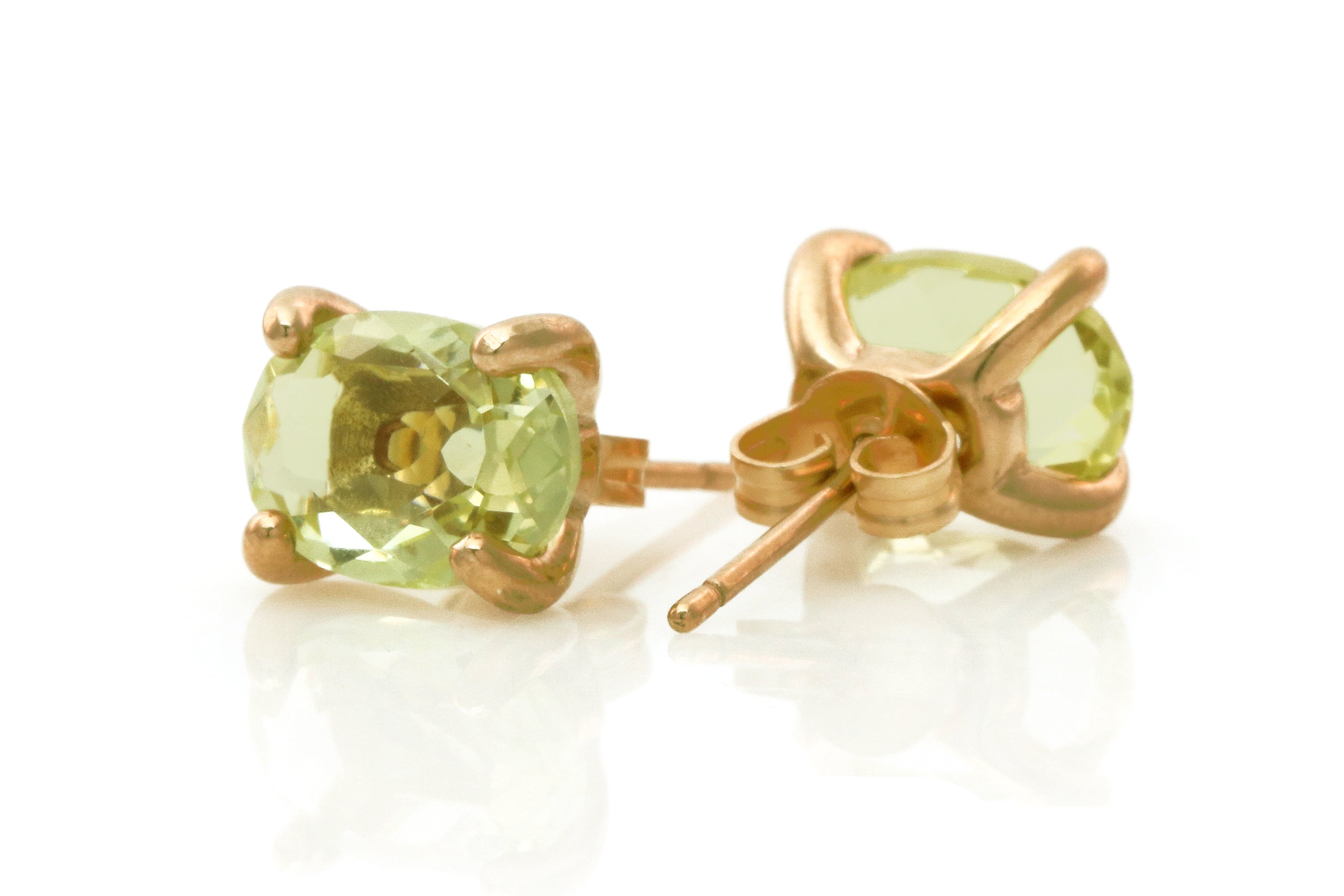 Simple Lemon Quartz Gold Filled Earrings Earrings Anemone Unique