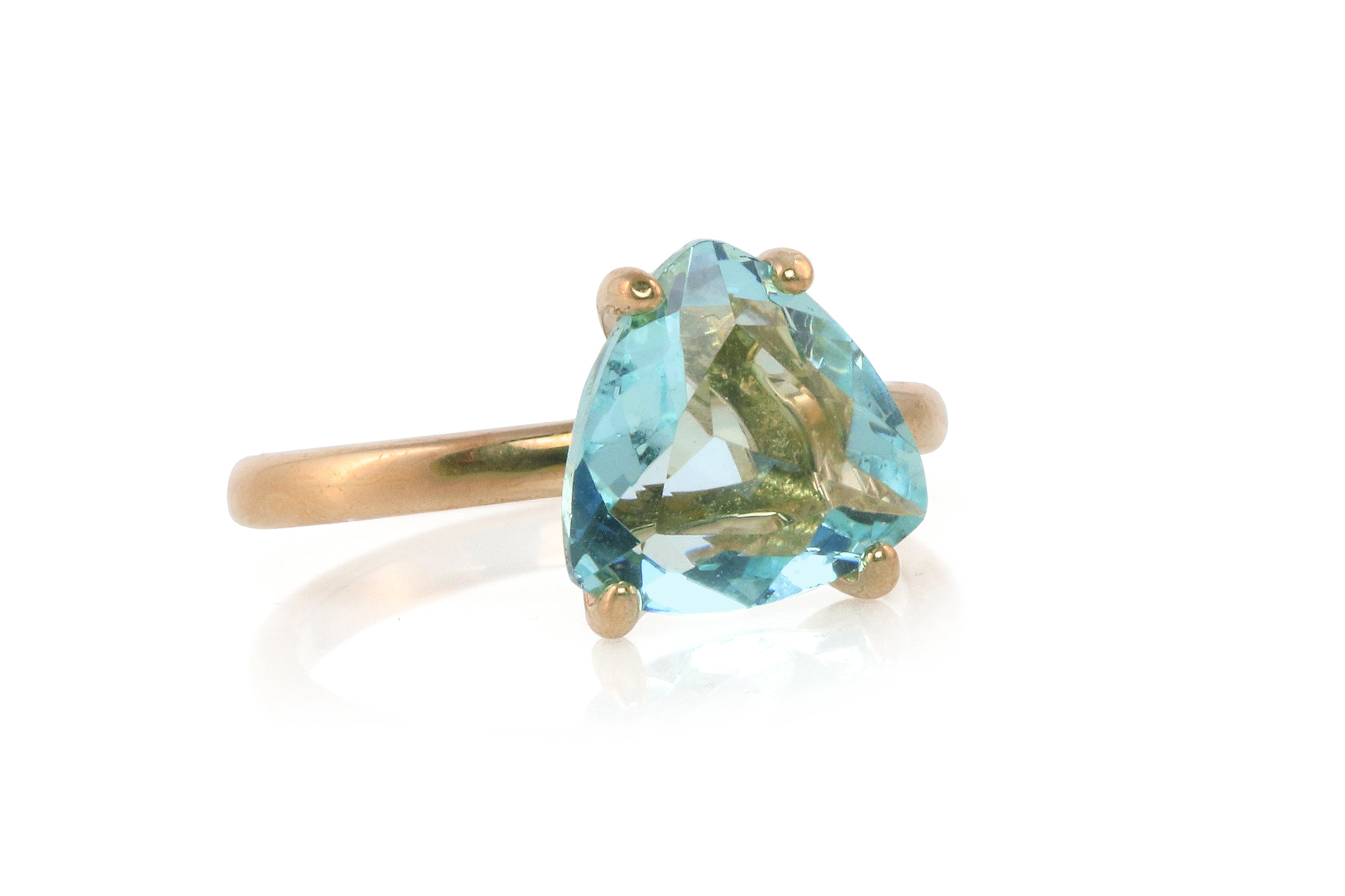 Topaz Ring in Sterling Silver Rings Anemone Unique