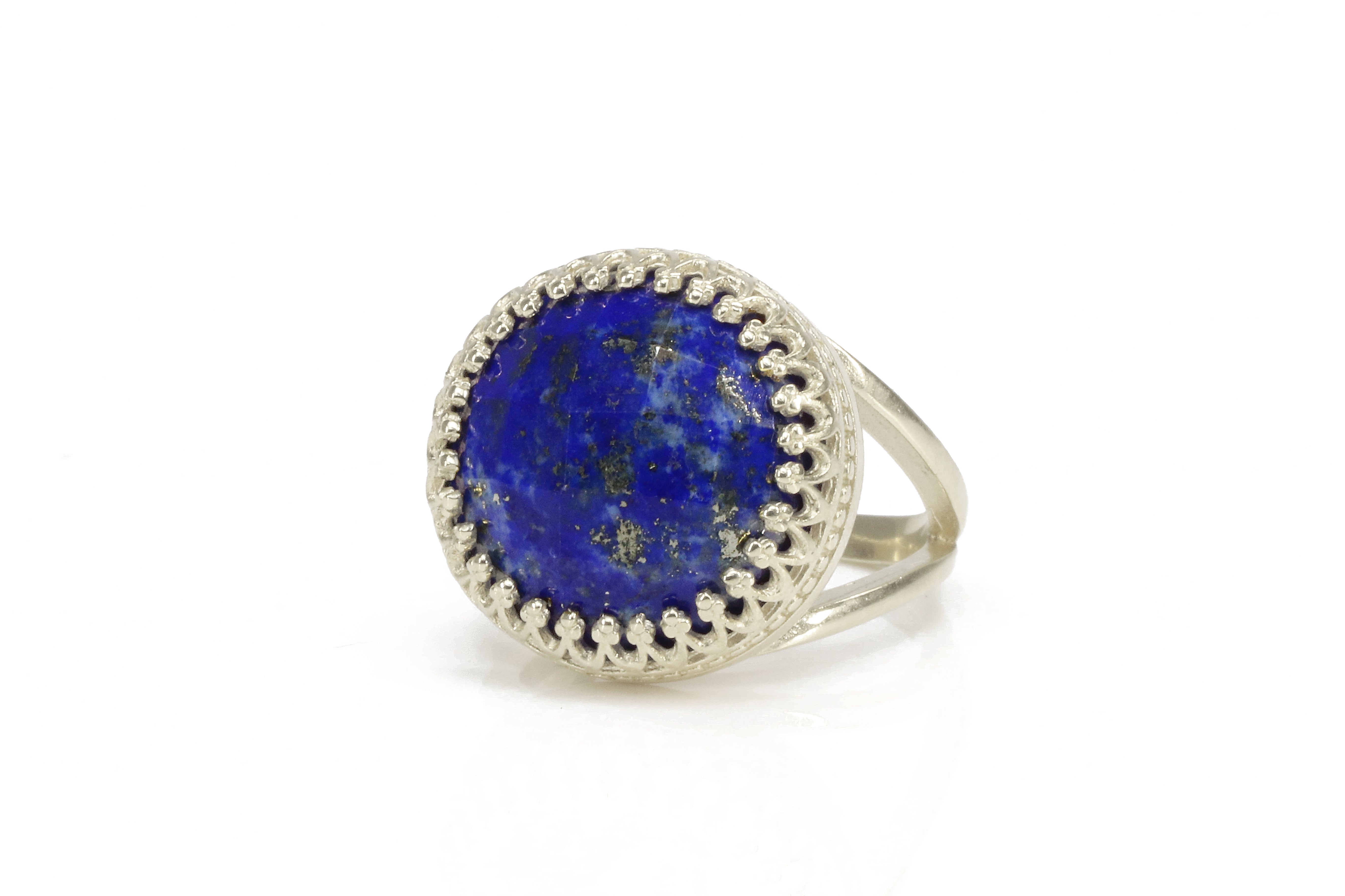 Lapis Lazuli Ring with 14K Rose Gold-filled Rings Anemone Jewelry