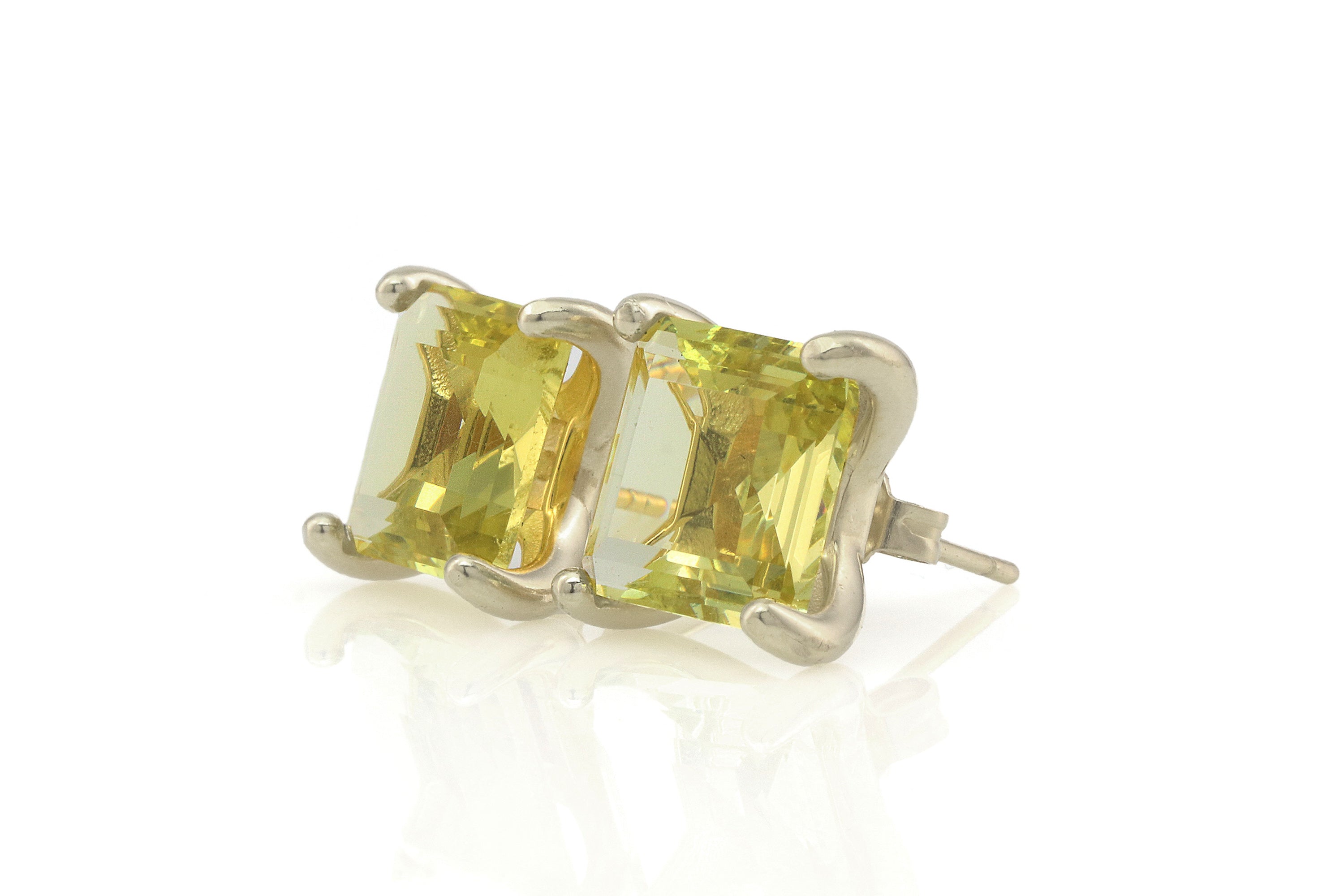 Lovely Yellow Quartz Gold Earrings Earrings Anemone Unique