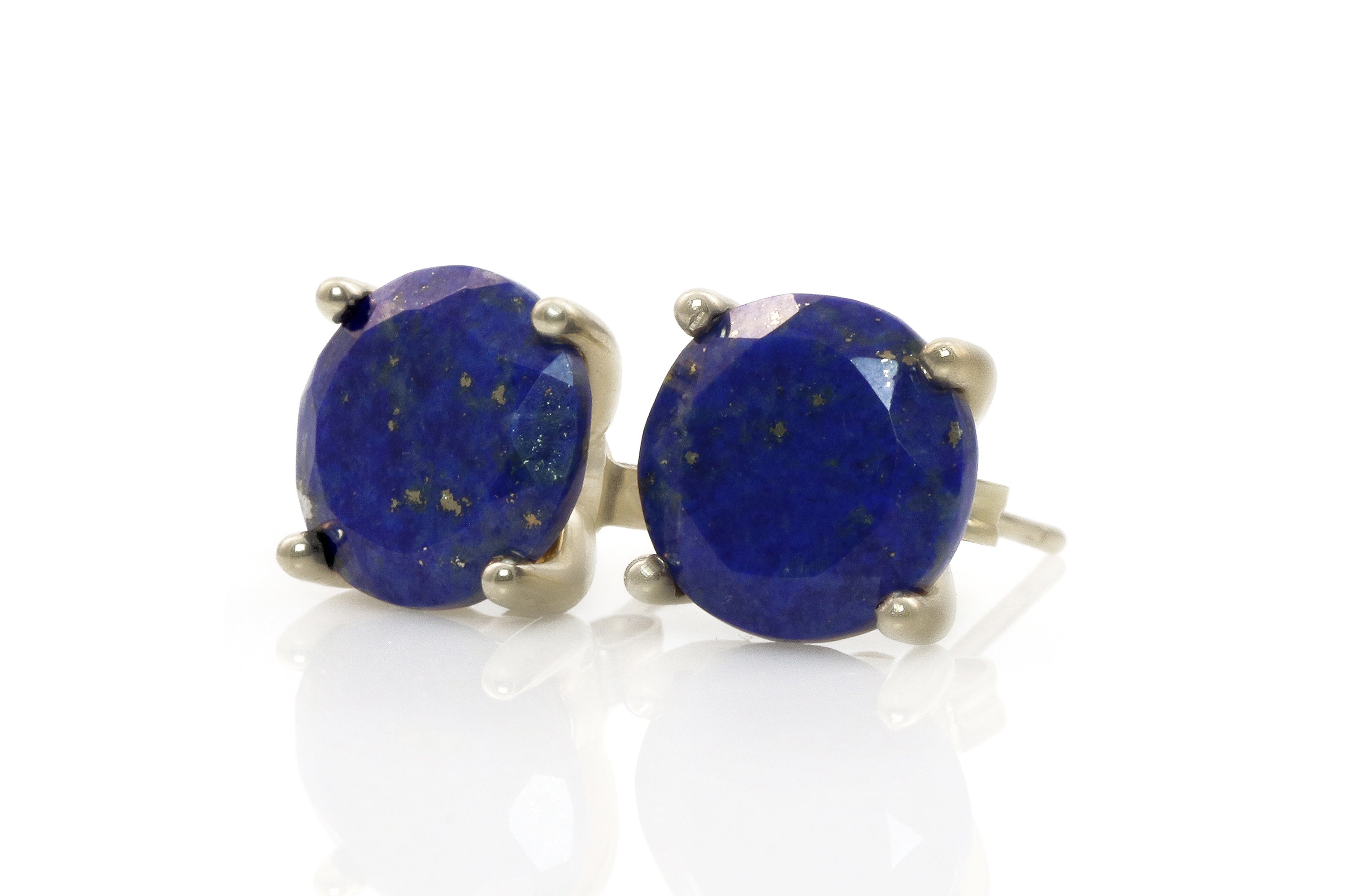 Sparkly Lapis Lazuli Gold Filled Earrings Earrings Anemone Unique