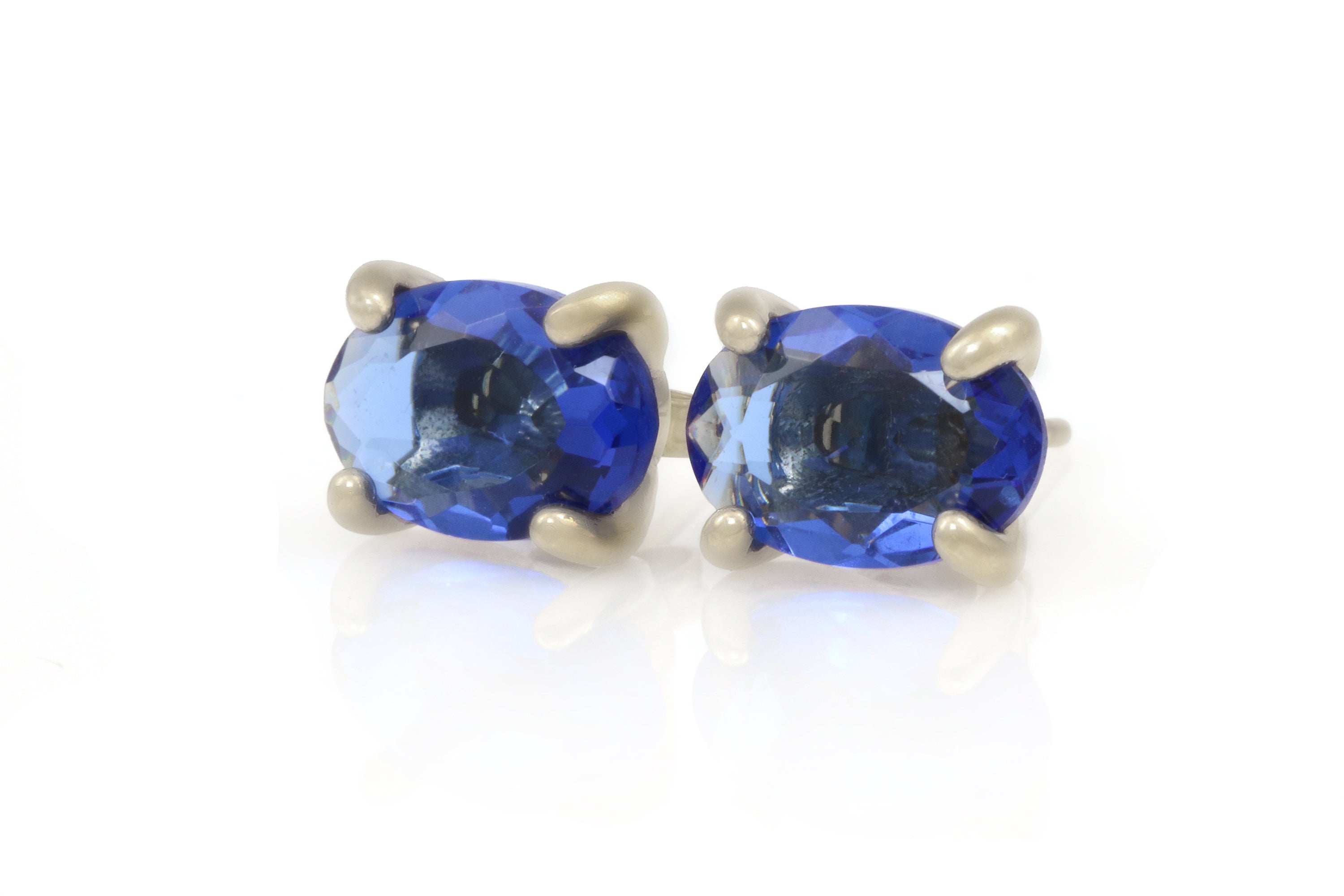Versatile Sapphire Gold Stud Earrings Earrings Anemone Unique