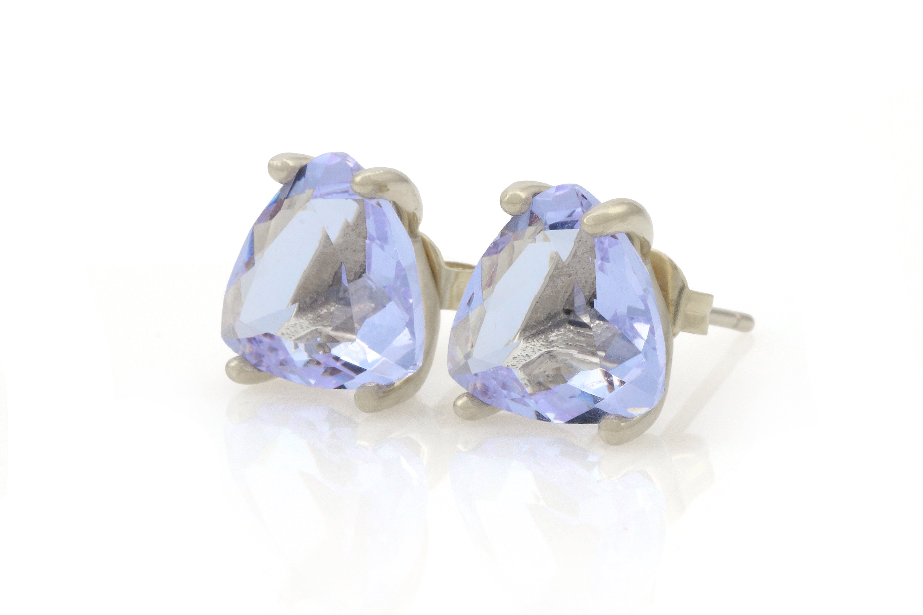 Gold Filled Trillion Tanzanite Earrings Earrings Anemone Unique