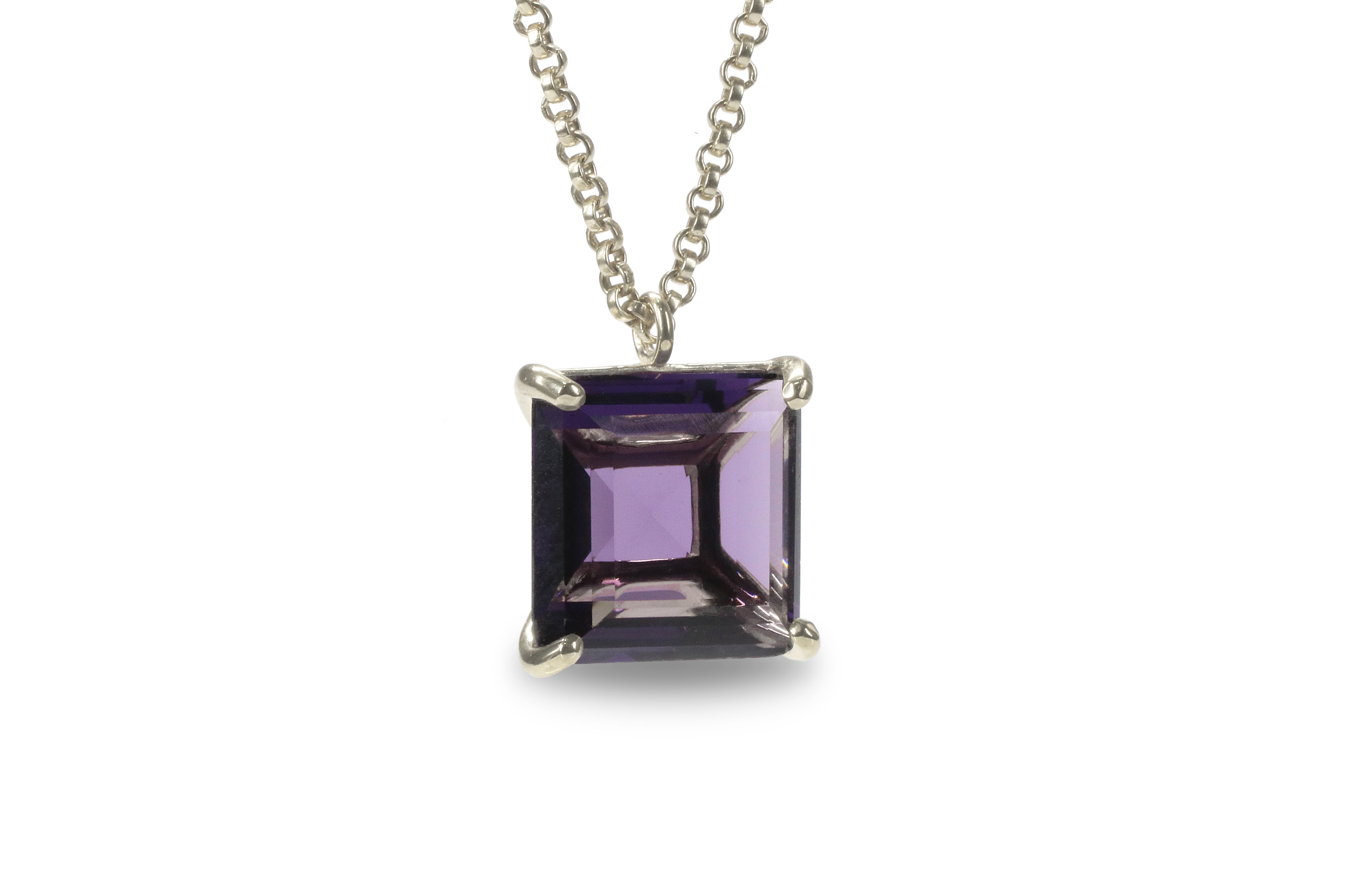 Charming Amethyst Jewelry Necklace in 14k Gold Filled necklaces Anemone Jewelry