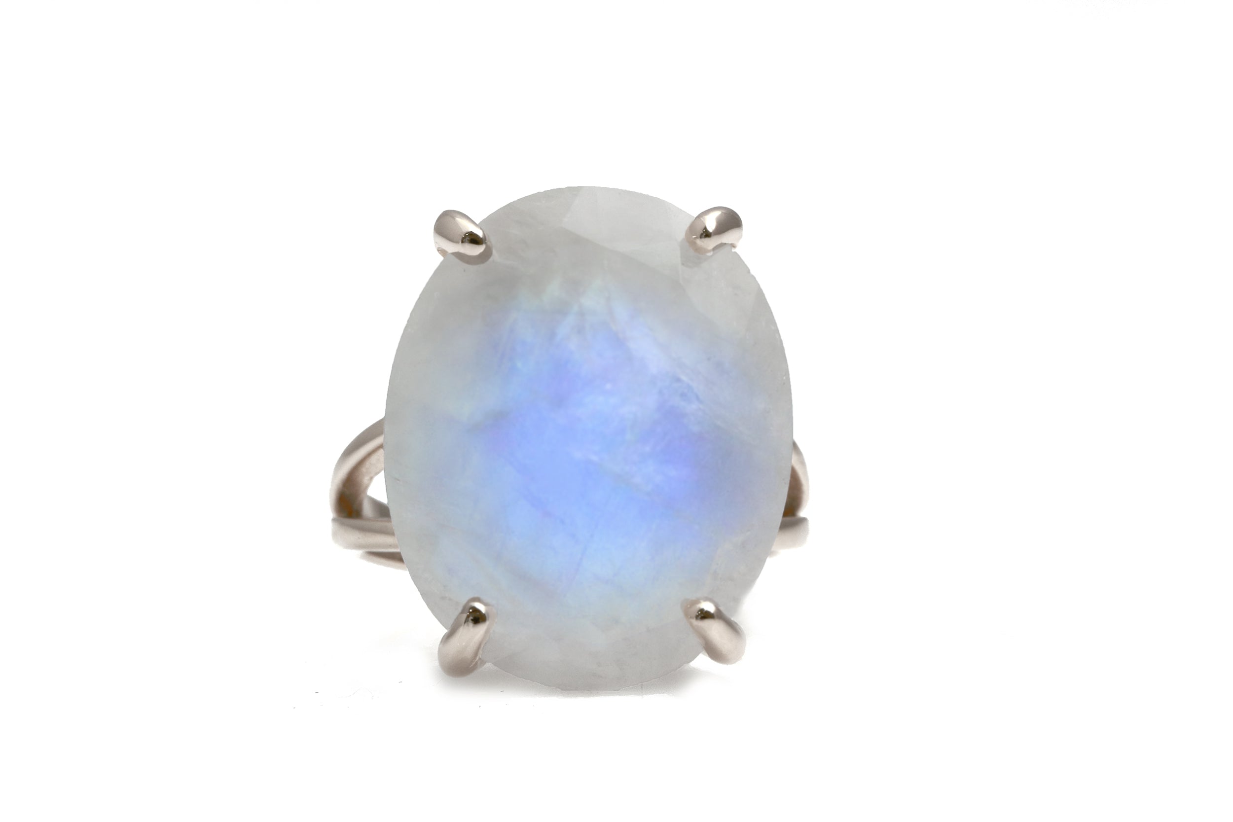 Moonstone Ring in 925 Sterling Silver Rings Anemone Jewelry