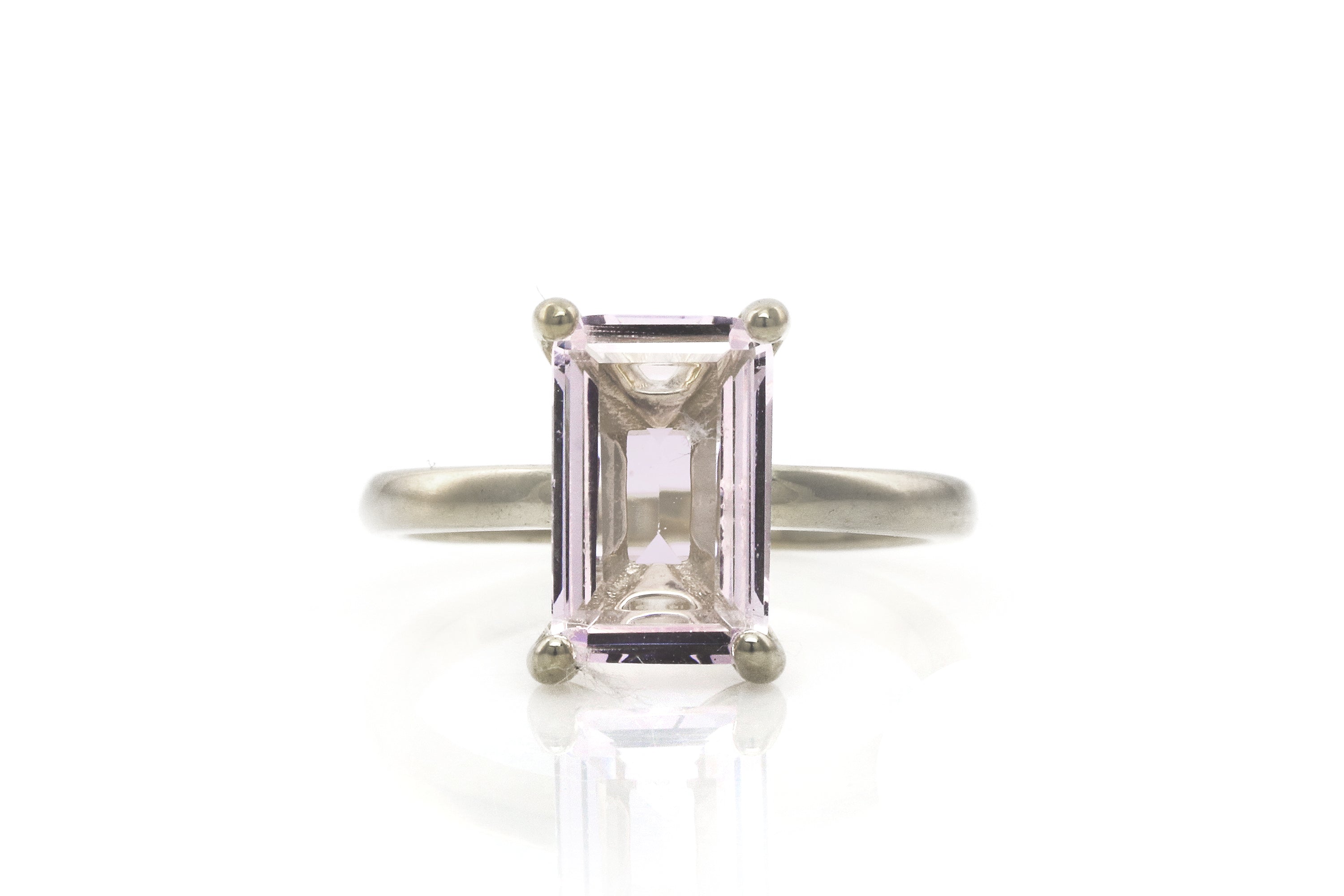 Rose Quartz Ring in 925 Sterling Silver Rings Anemone Unique