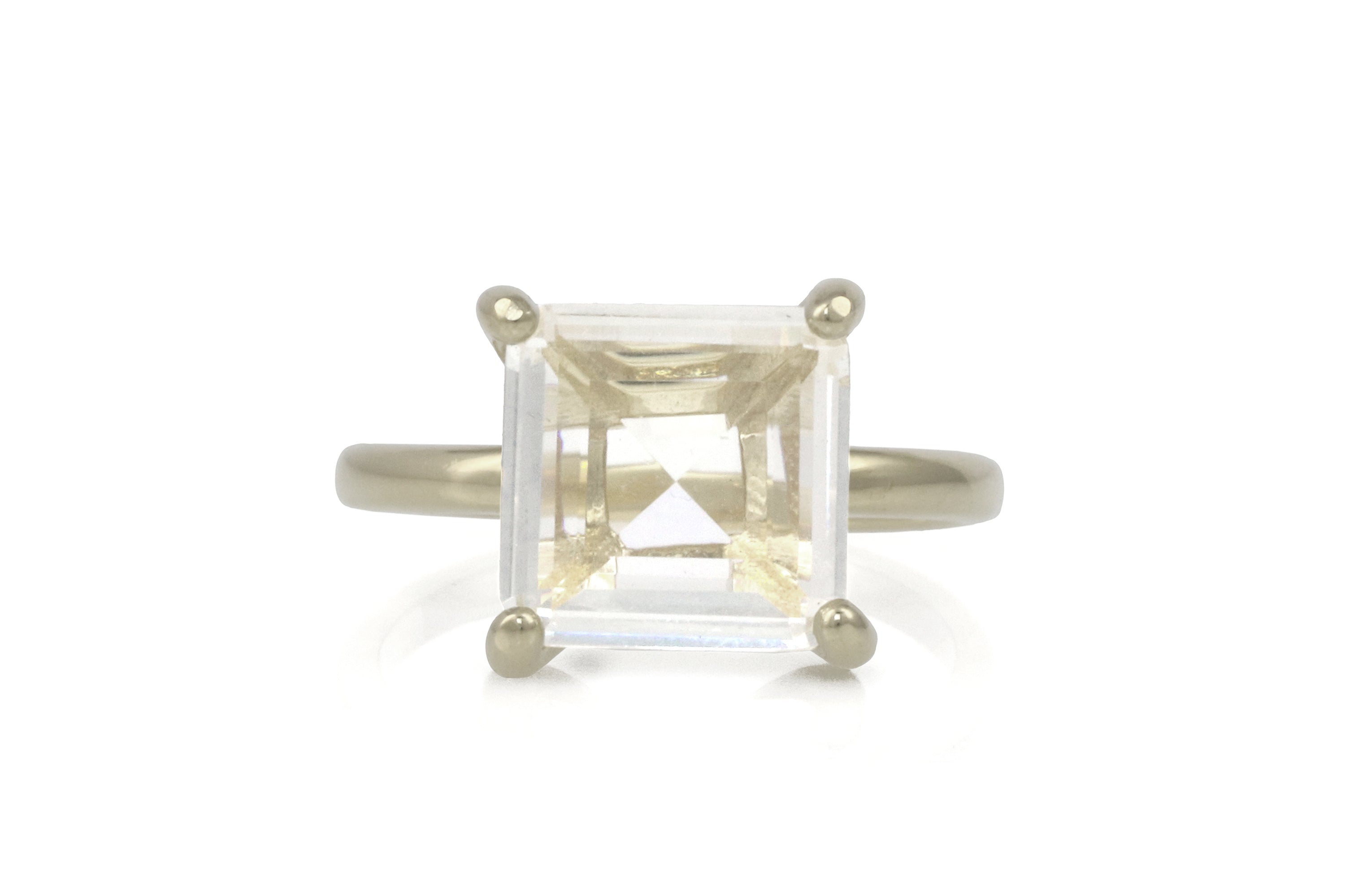 Crystal Quartz Ring in Sterling Silver Rings Anemone Unique