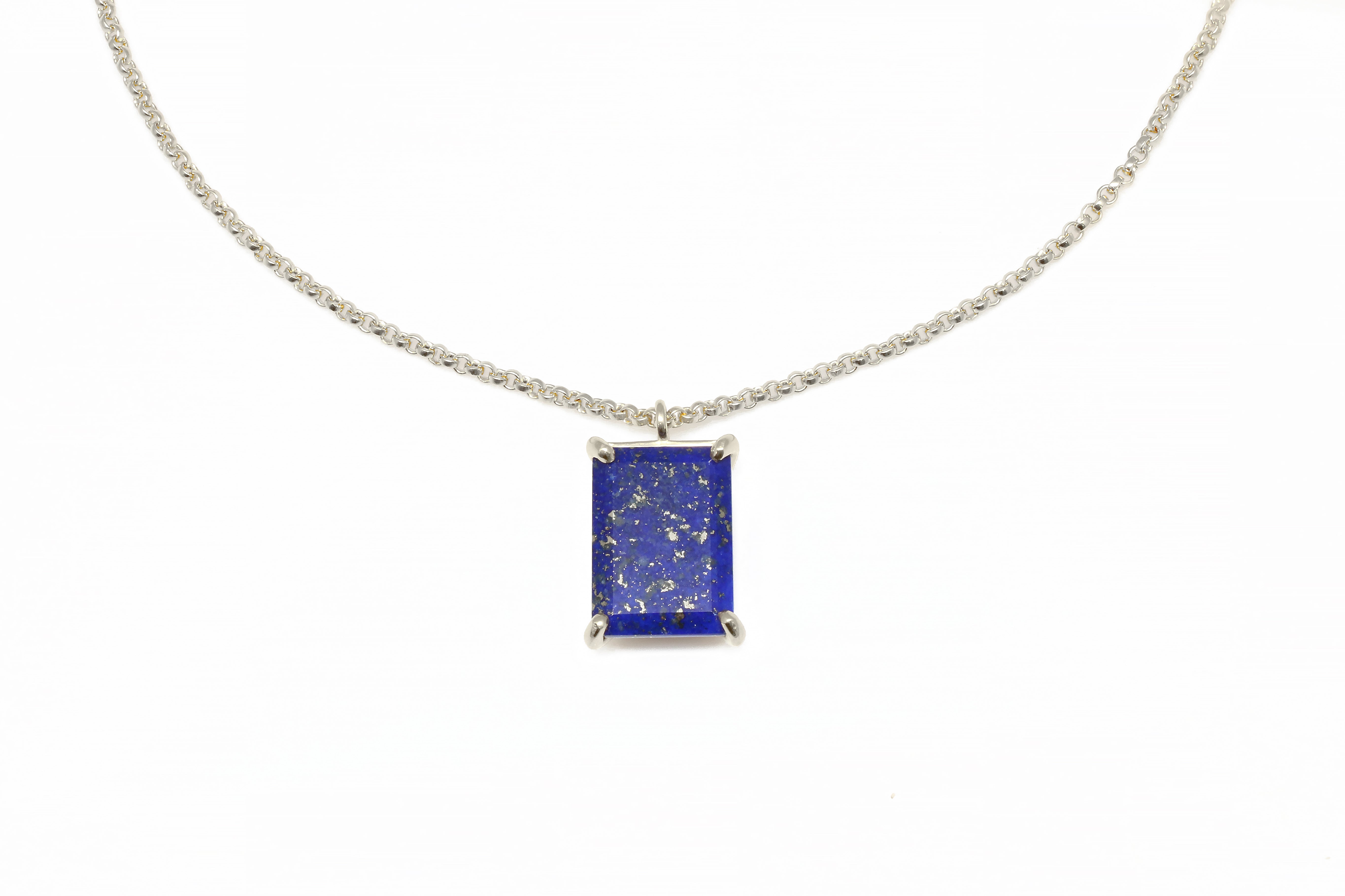 Lapis Lazuli 14k Gold Pendant Necklace necklaces Anemone Jewelry