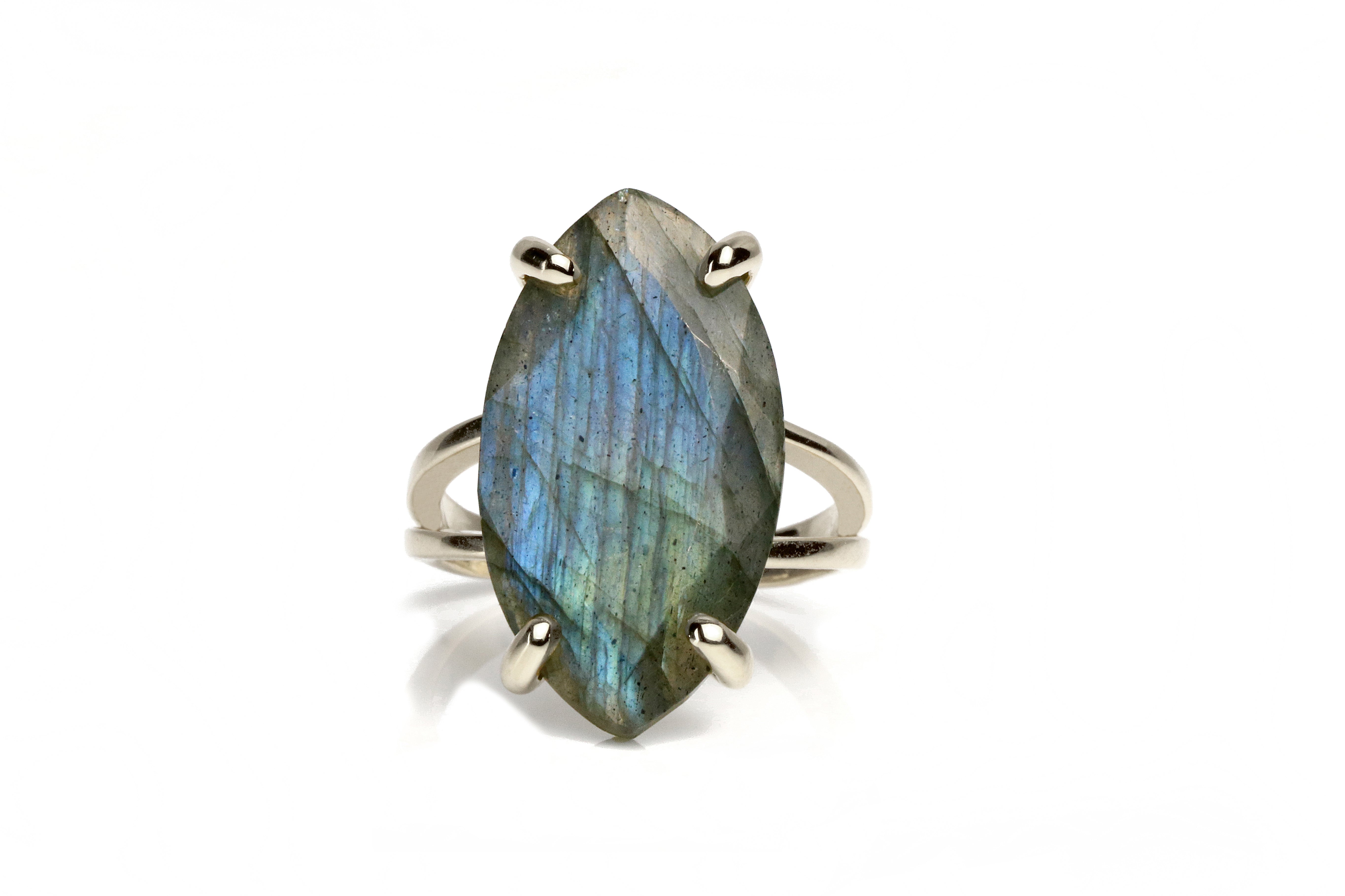 Exceptional Sterling Silver Labradorite Ring Rings Anemone Jewelry