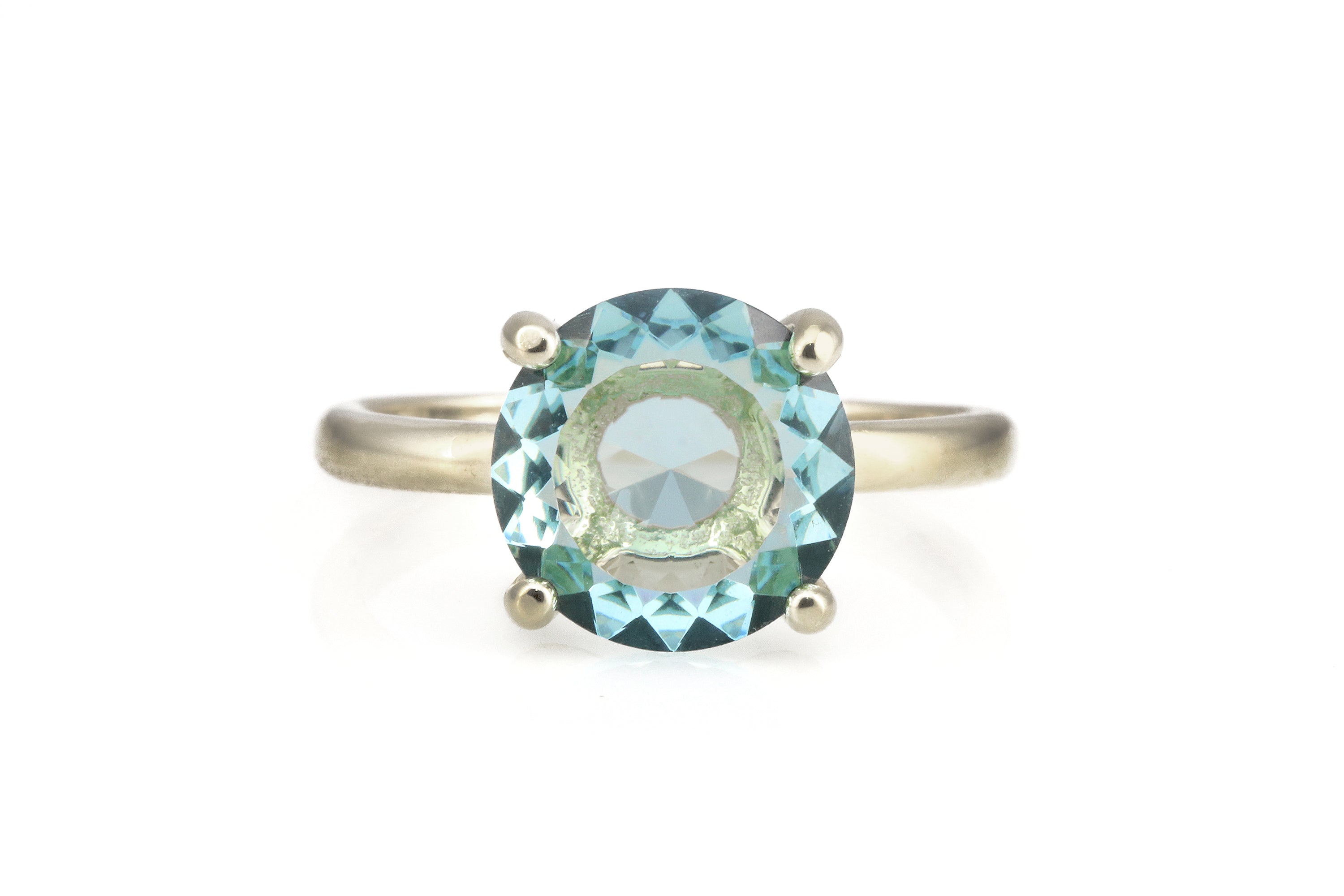 Unique 925 Sterling Silver Topaz Ring Rings Anemone Unique