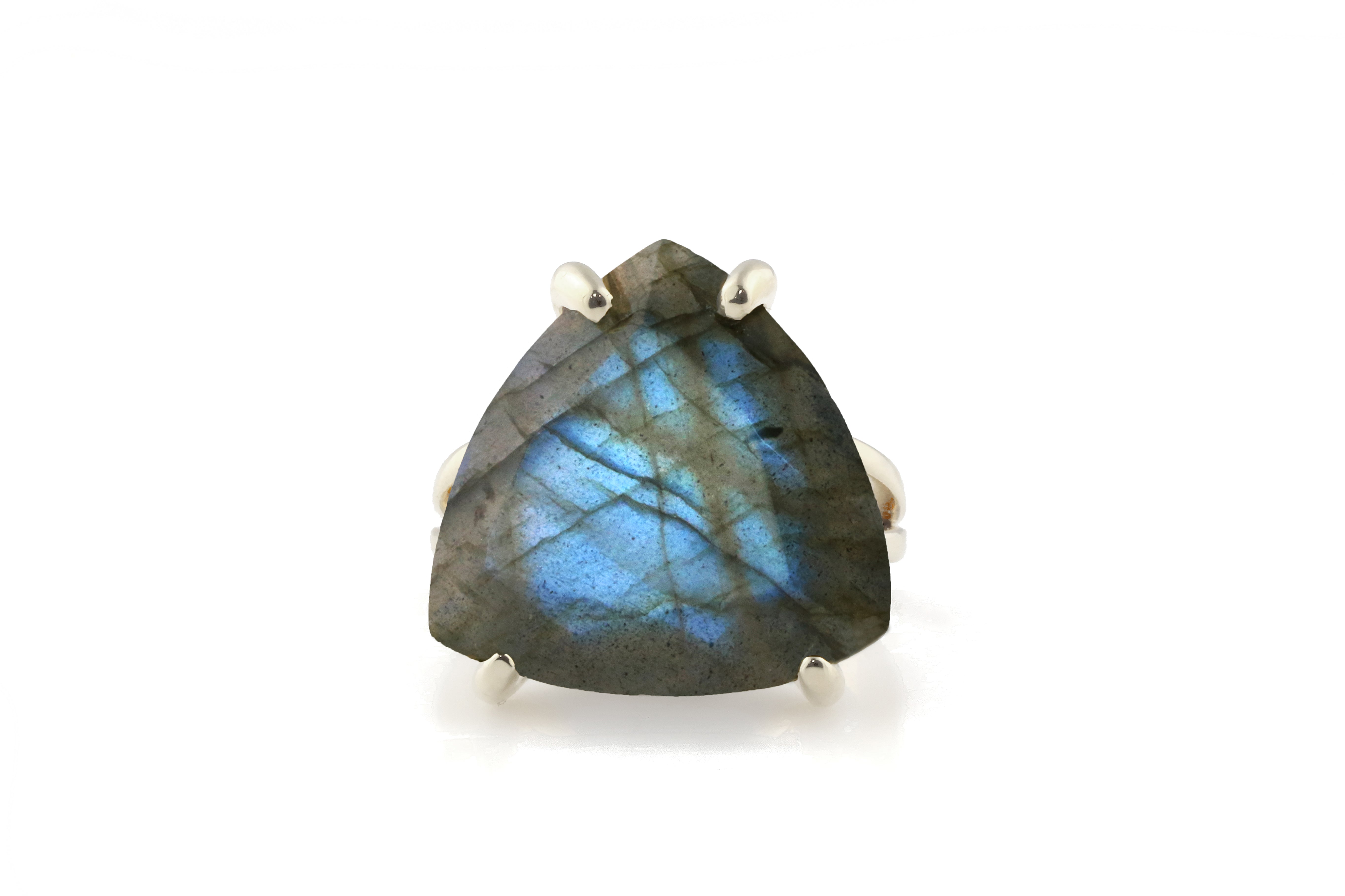 Stunning Labradorite Ring in 925 Sterling Silver Rings Anemone Jewelry