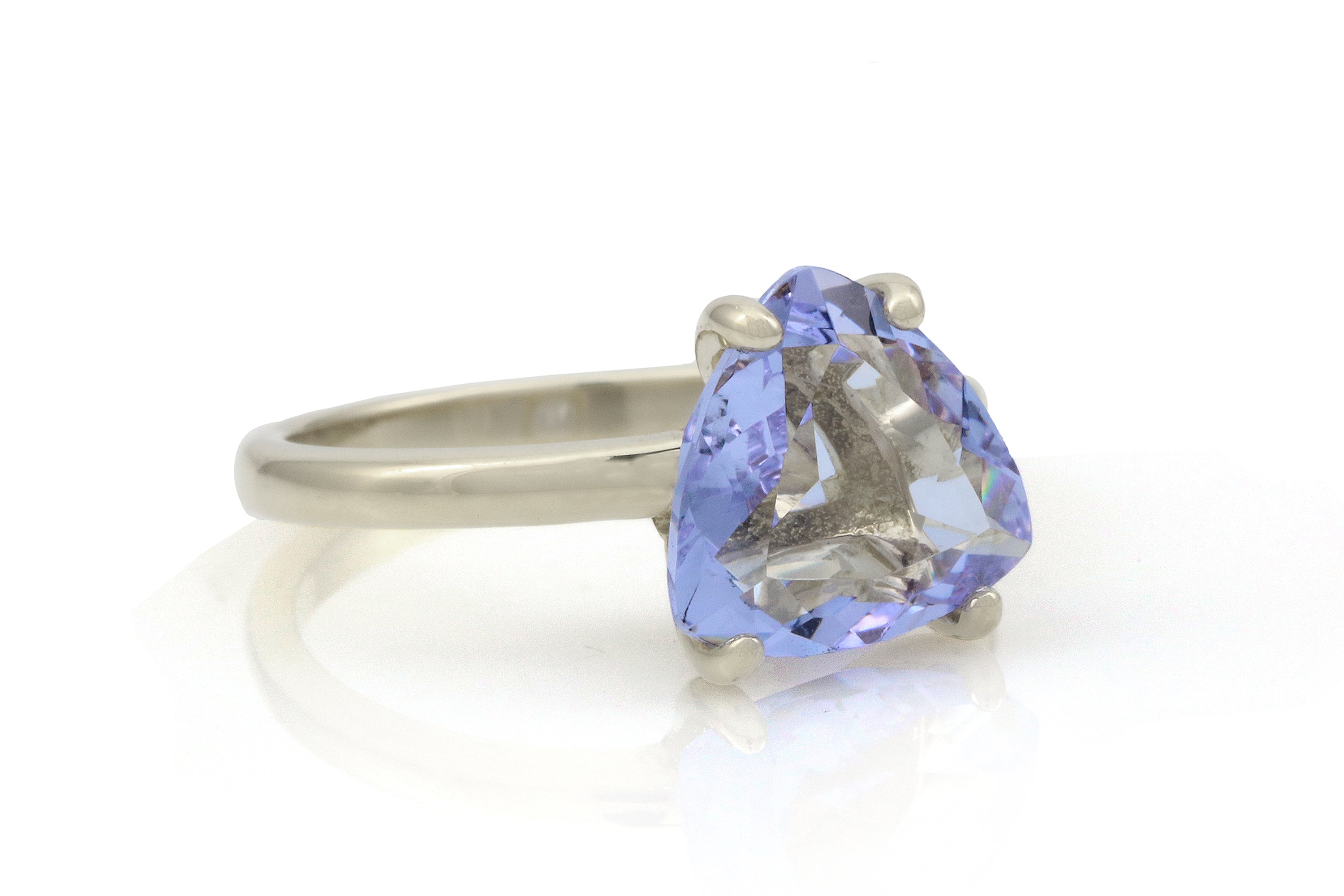 Appealing Tanzanite Jewelry Ring in Silver Rings Anemone Unique