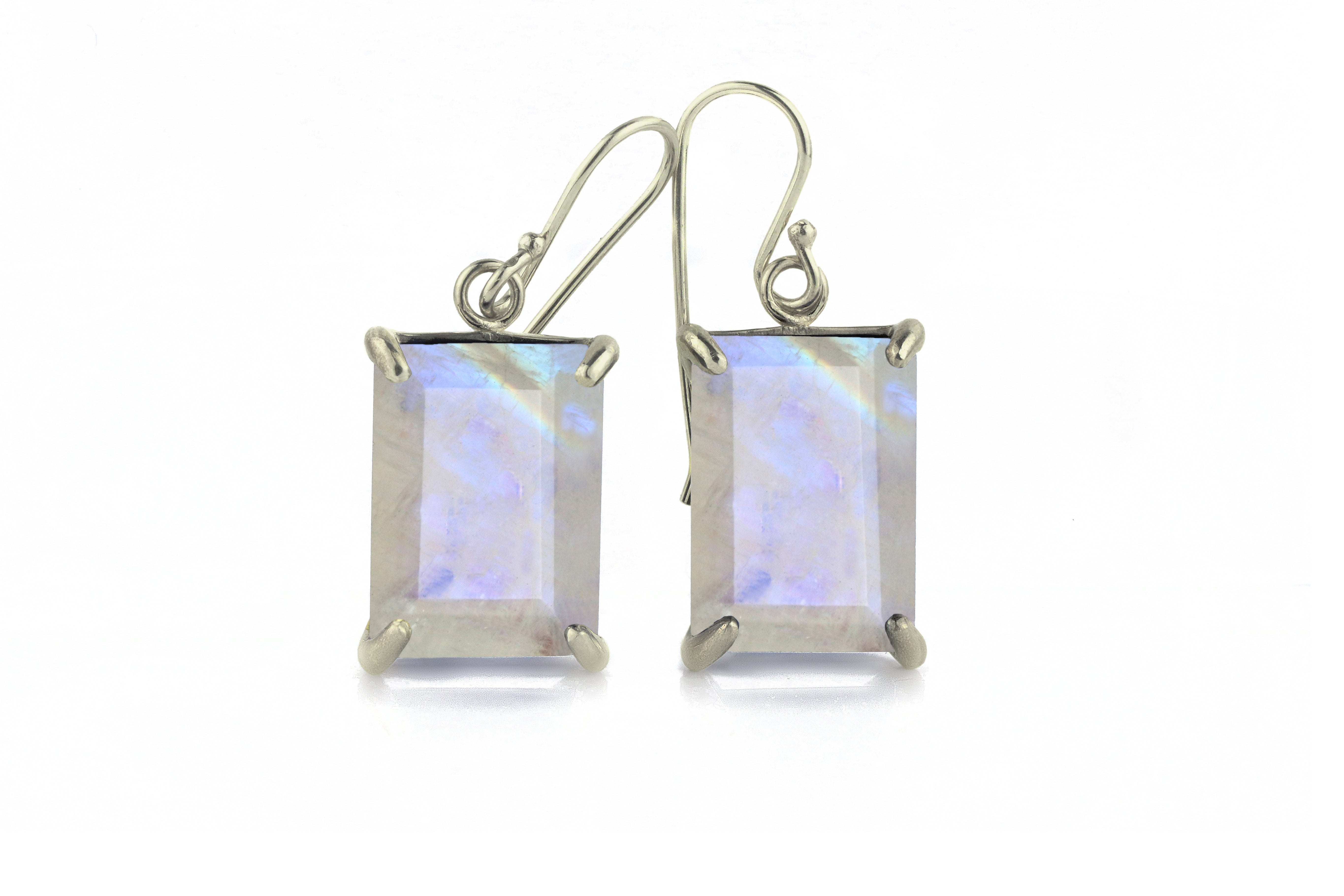 Charming Statement Moonstone Earrings Earrings Anemone Jewelry
