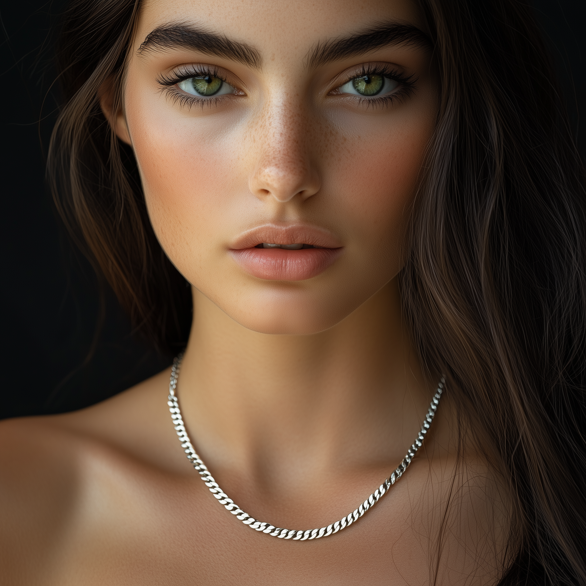 925 Sterling Silver Thick 6mm Cuban Link Chain Necklace necklaces Anemone Jewelry